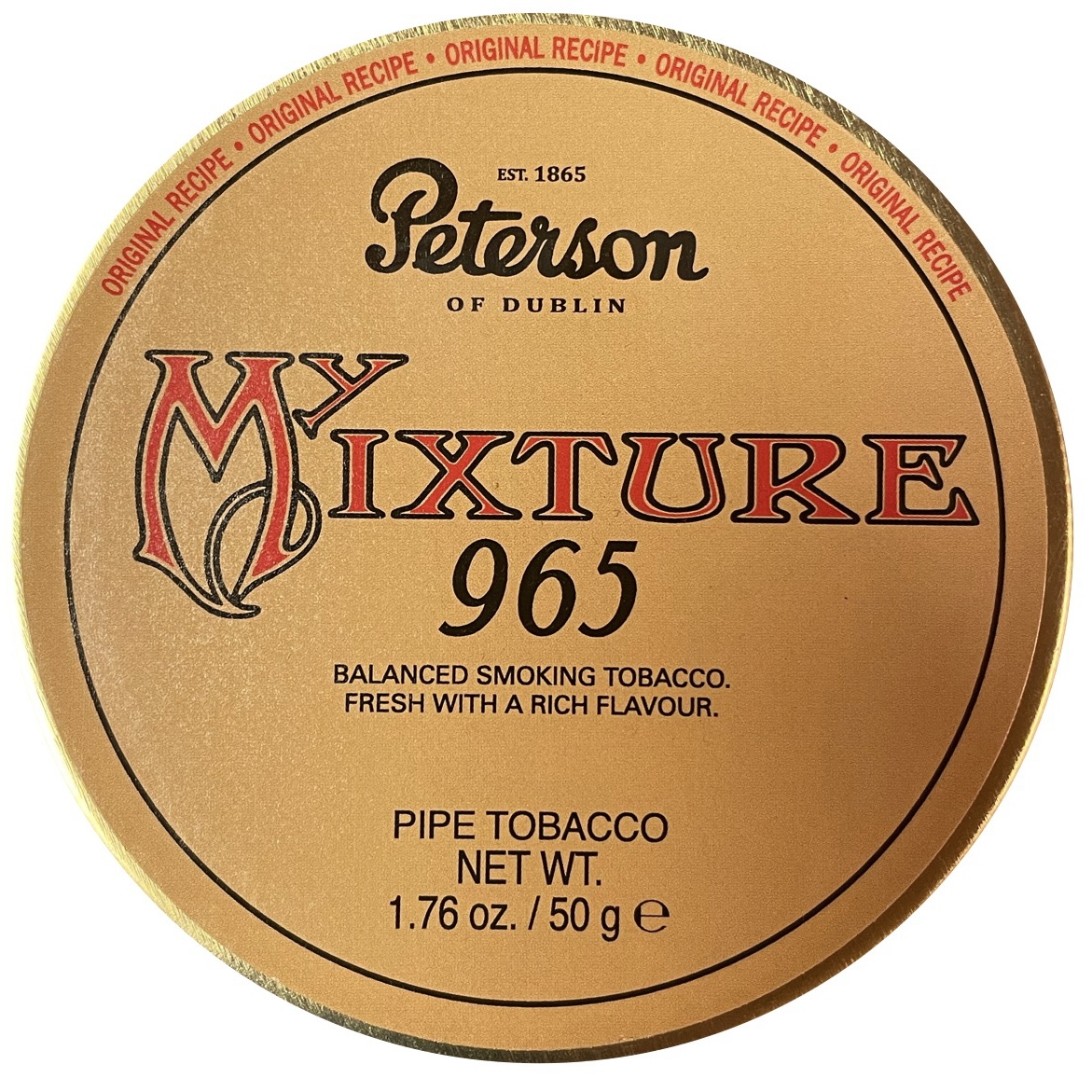 Peterson 彼得森 我的混合 965 烟丝资料