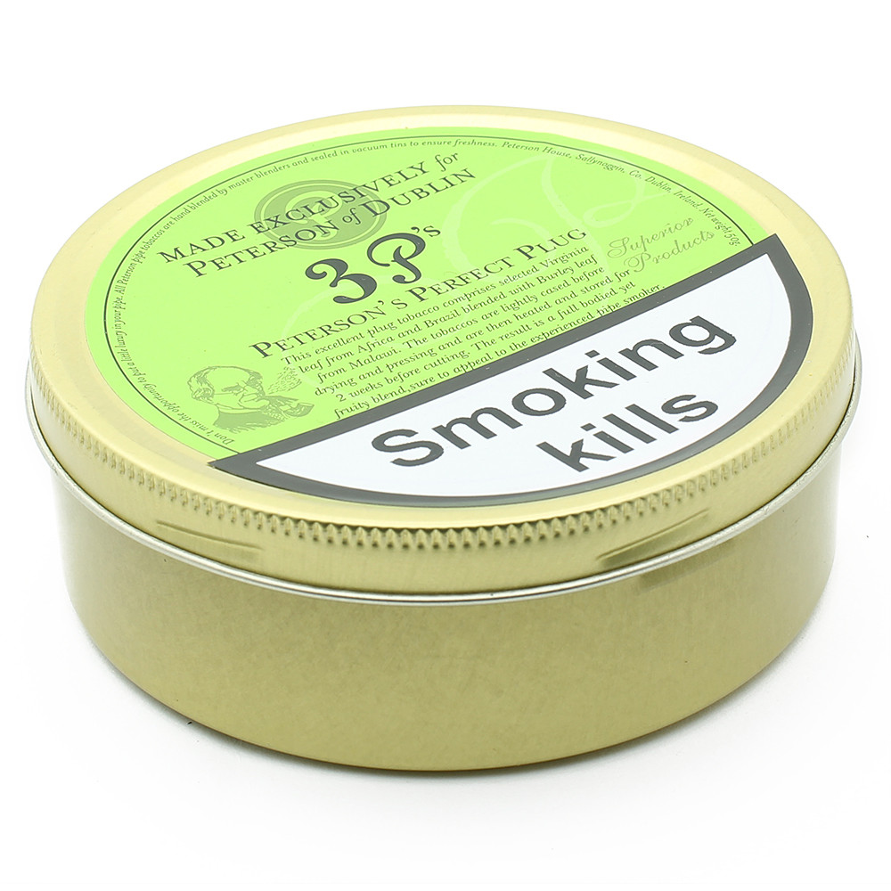 Peterson - 3P's (Petersons Perfect Plug) - Pipe Tobacco 50g - GQ Tobaccos