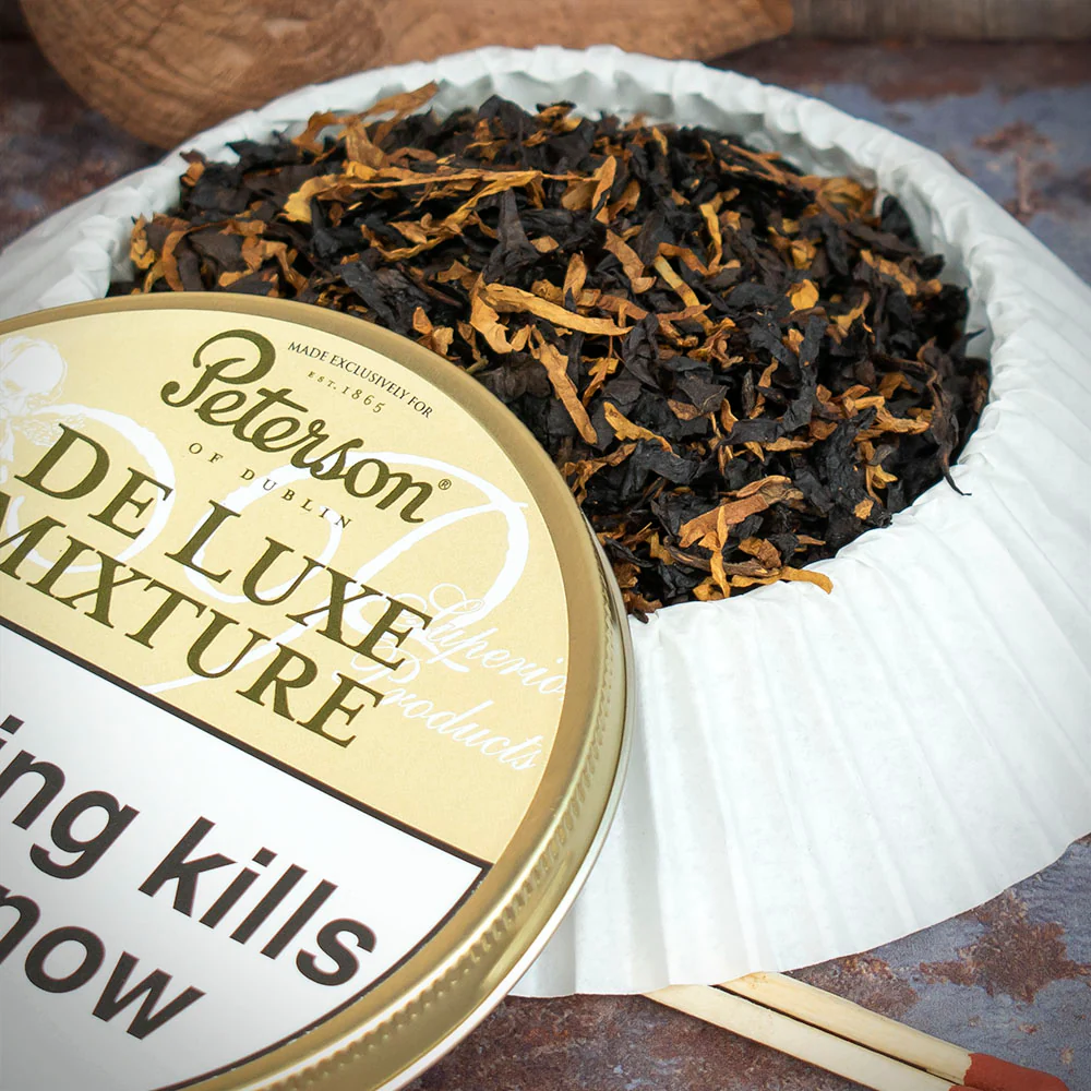 Peterson | De Luxe Mixture Pipe Tobacco - 50g Tin