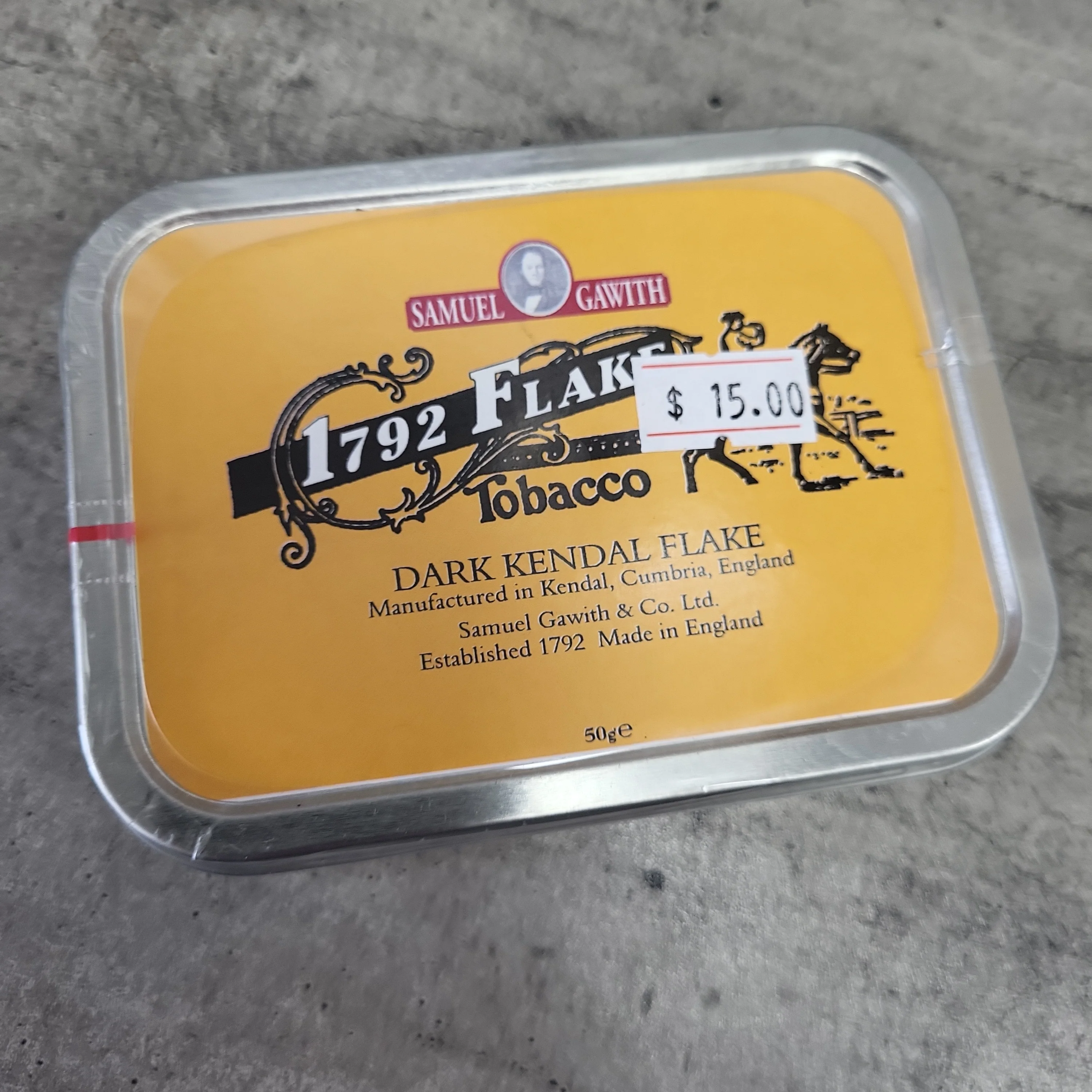Pipe Tobacco - Samuel Gawith - 1792 Flake - Route 30 Cigars