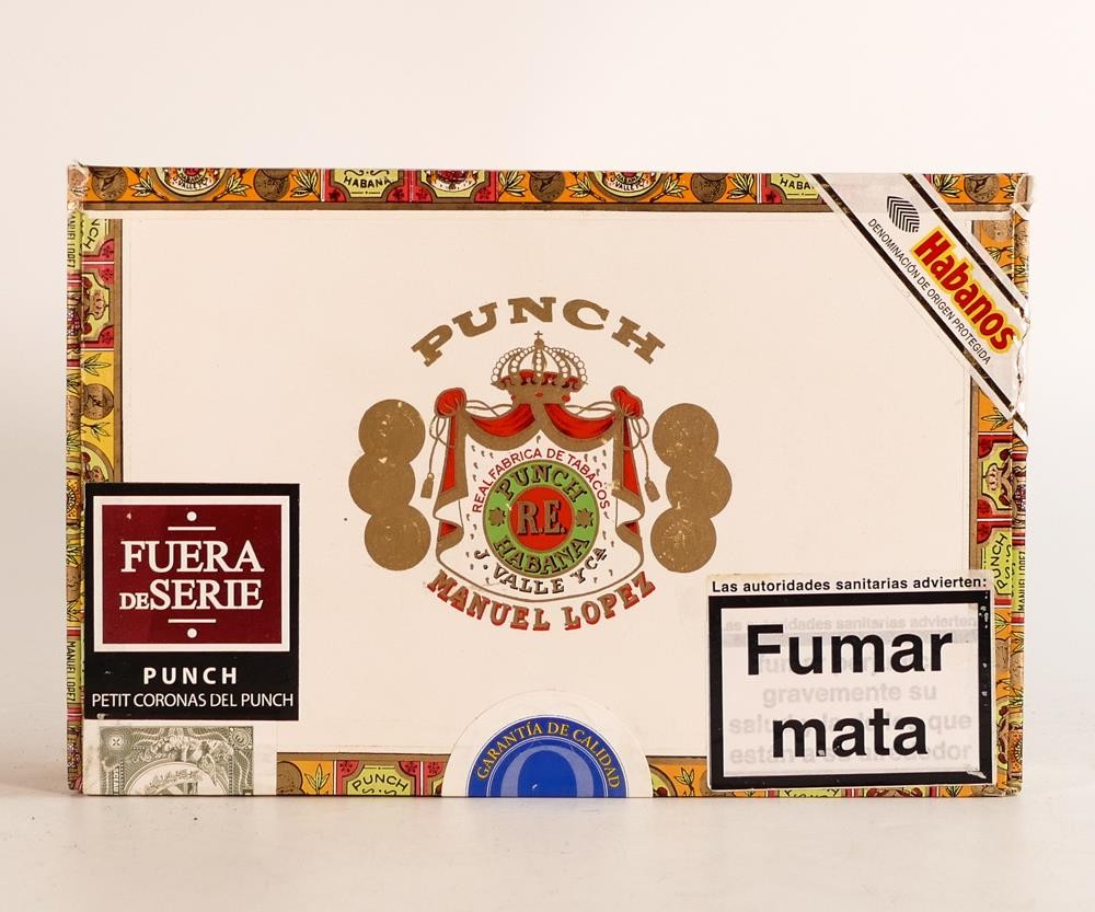 Punch Manuel Lopez Petit Corona handmade Cuban cigars, dated March 2008 ...