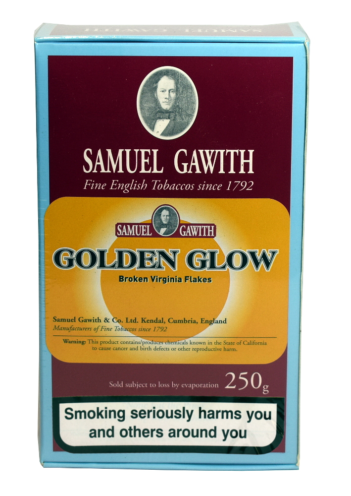 Samuel Gawith Golden Glow Flake Pipe Tobacco 250g Box