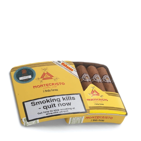 Montecristo Media Corona Cigar - Tin of 5 » Havana House