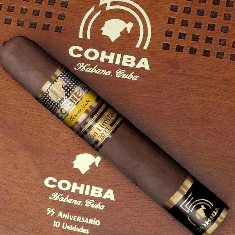 Cohiba 55 Aniversario Edición Limitada 2021 Box 10 Cigars - MB Cigar News