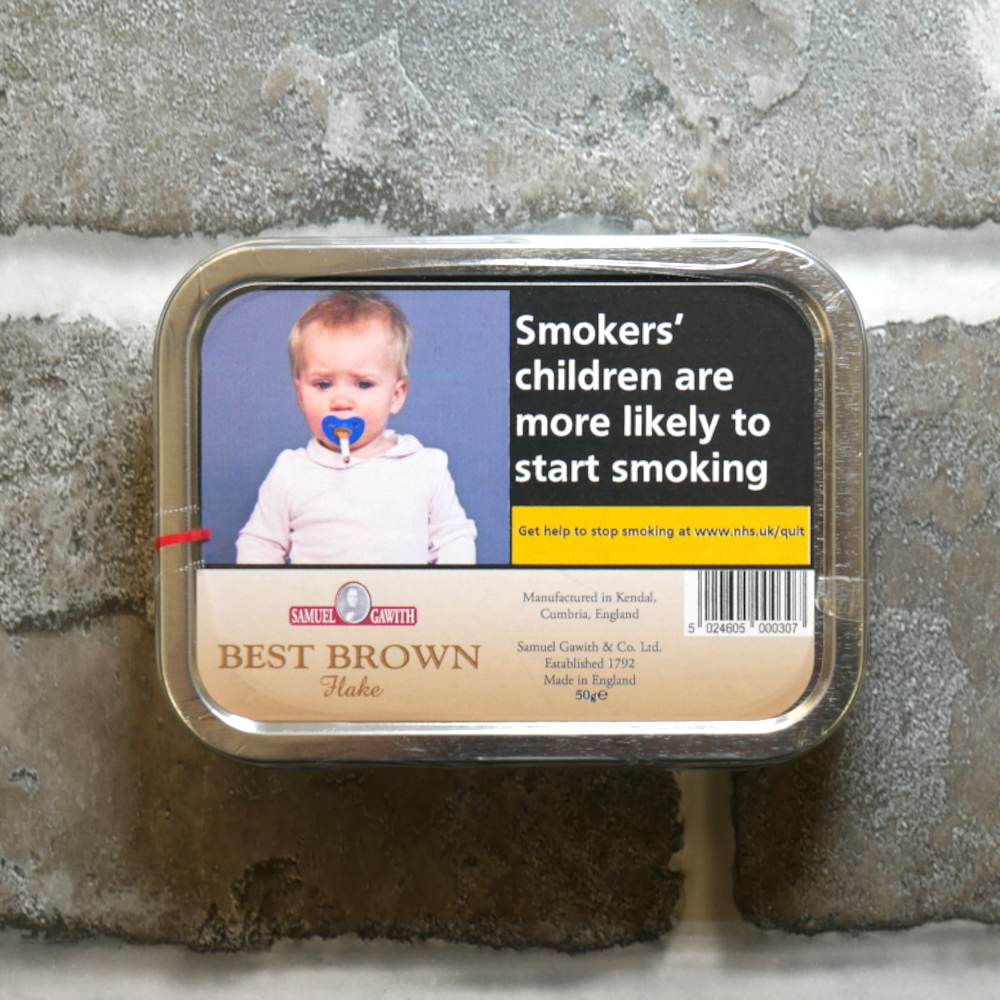 Samuel Gawith Best Brown Flake Pipe Tobacco Tin