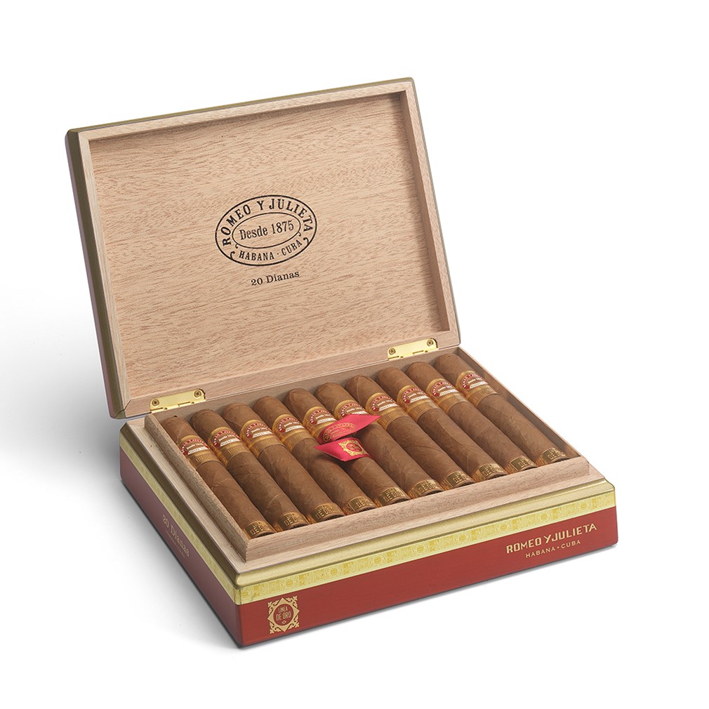 Romeo Y Julieta Linea de Oro Dianas - Box of 20 Cigars | James Barber ...