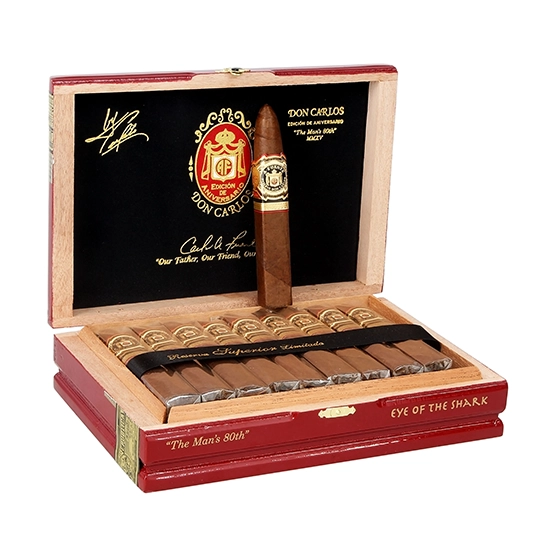 Arturo Fuente Don Carlos The Man's 80th Eye of the Shark Cigar - Box of ...
