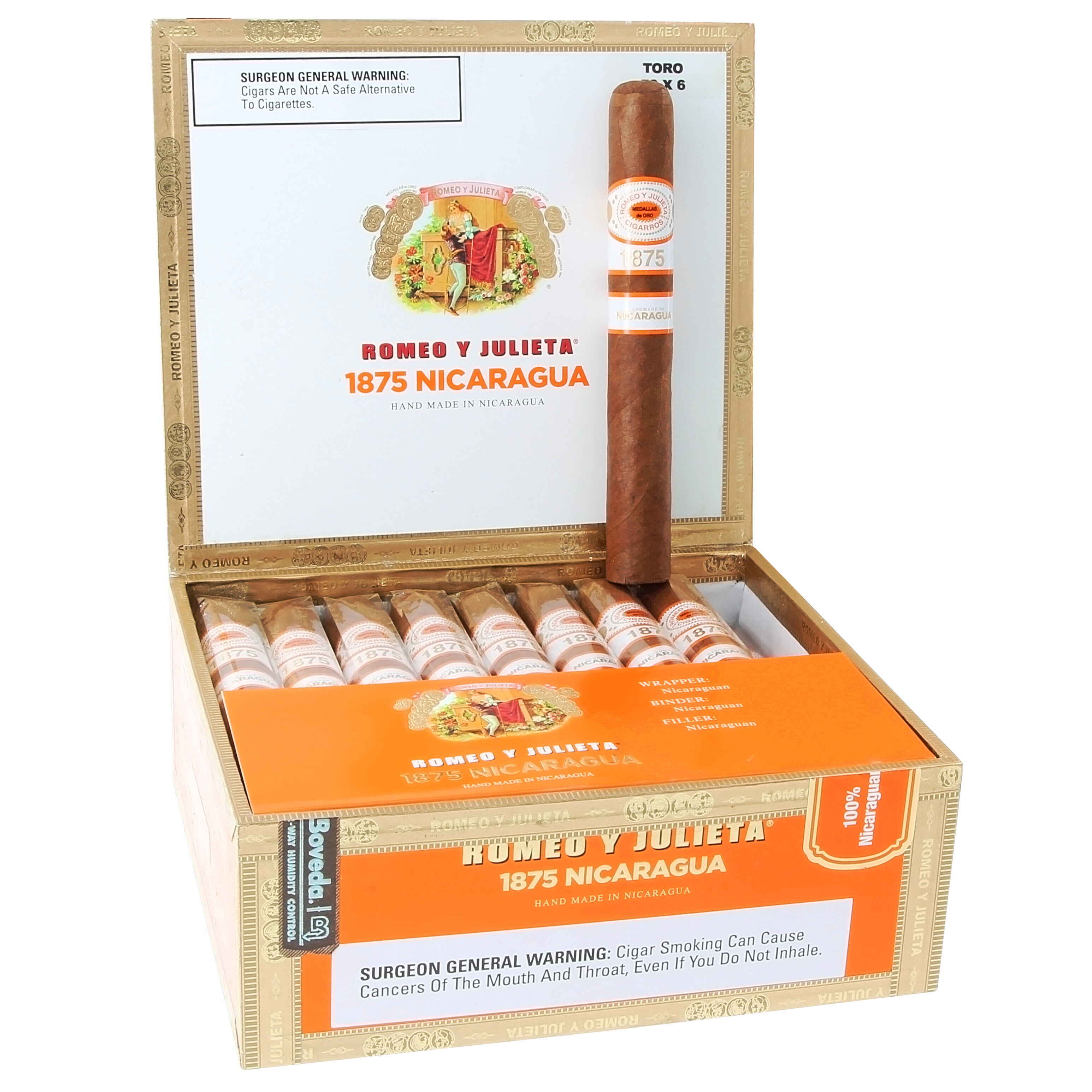 Romeo y Julieta 1875 Nicaragua Toro Cigar | Cigar Country