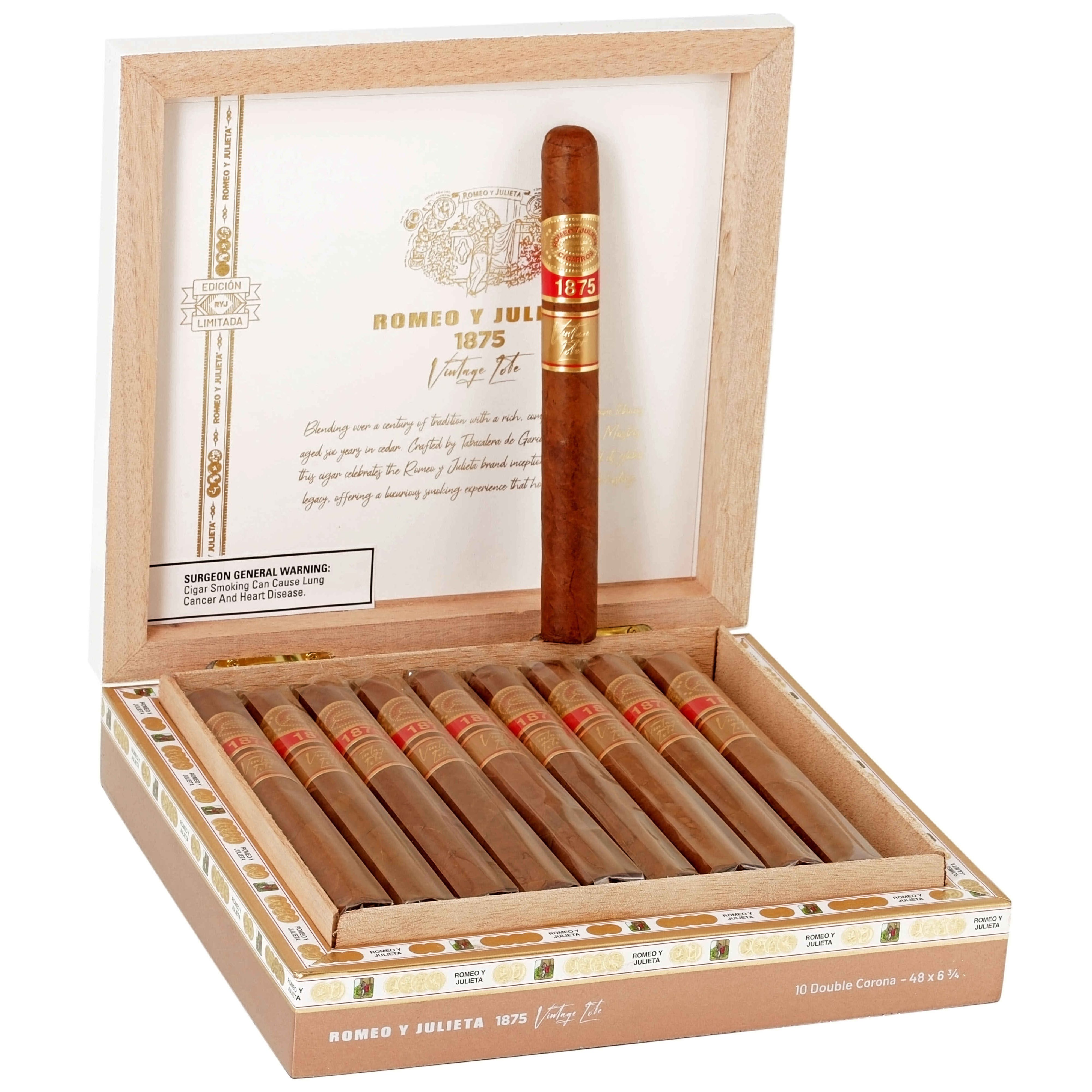 Romeo y Julieta 1875 Vintage Limited Edition Double Corona