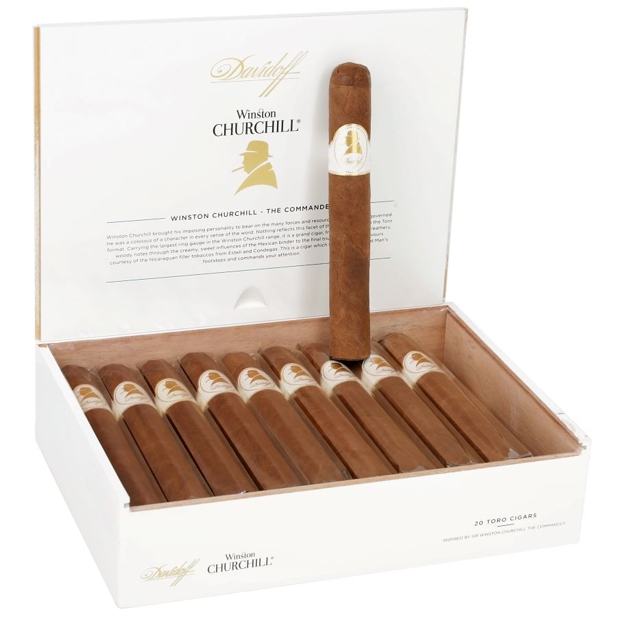 Davidoff Winston Churchill (White Label) Toro - Riverside Cigar Shop ...