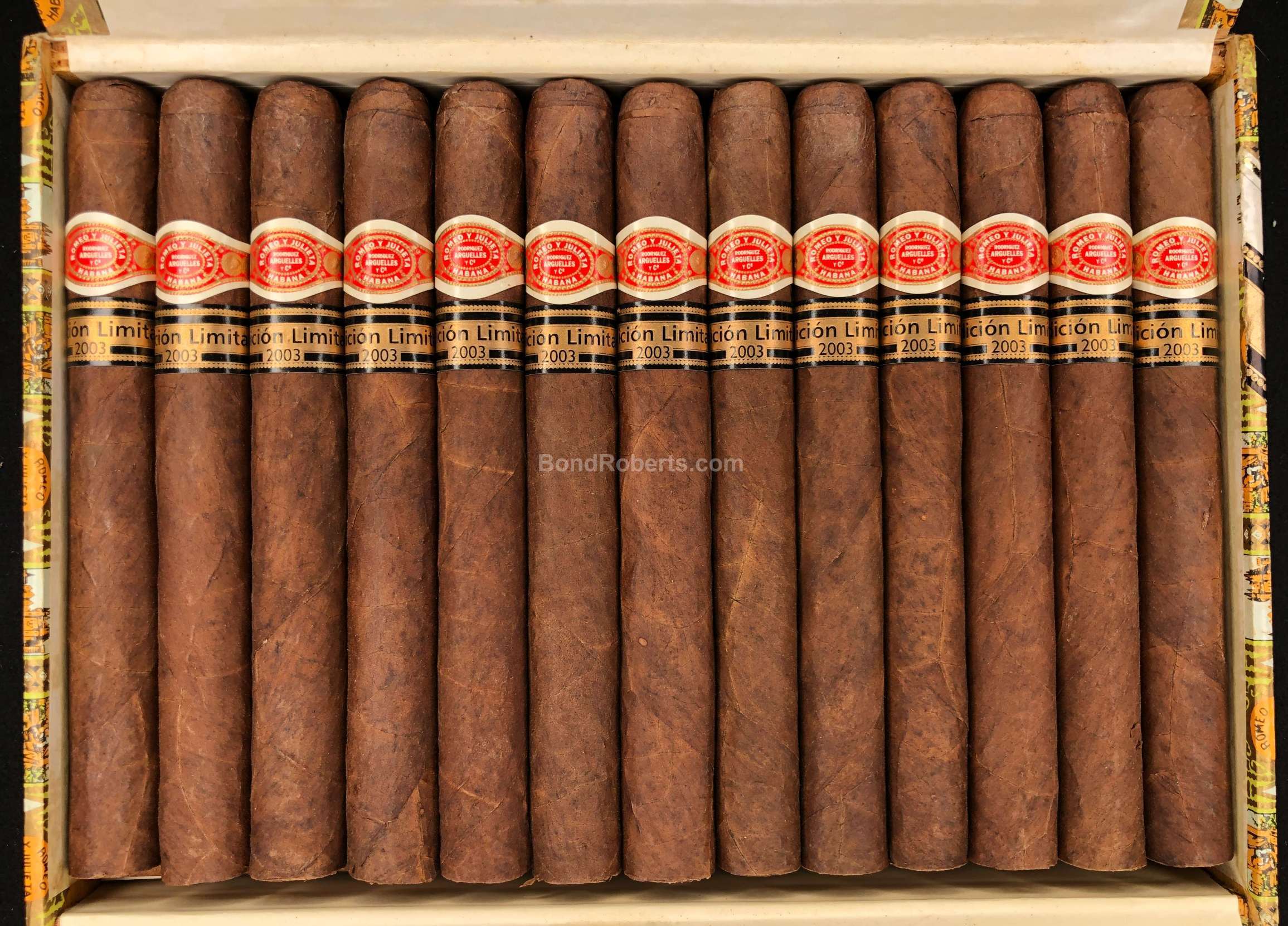 Romeo y Julieta Hermosos No.1 Edición Limitada 2003 Dress Box of 25 ...