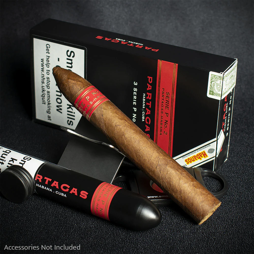 Partagas Serie P No.2 Tubos Cuban Cigars - Pack of 3