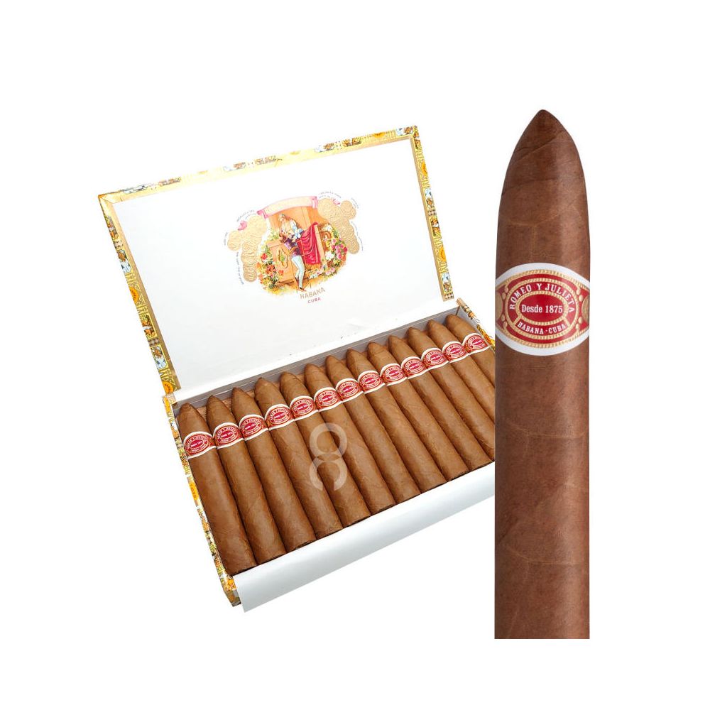 Romeo Y Julieta Belicoso box of 25s Cuban cigar for sale