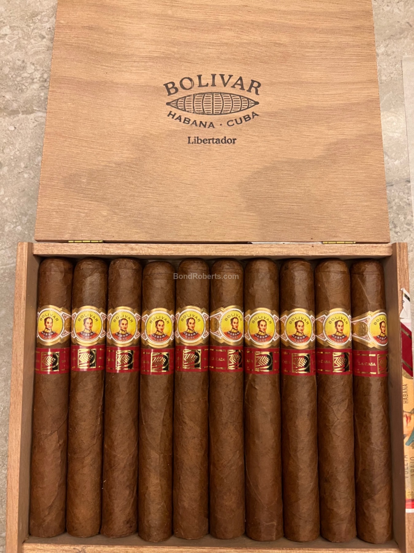 Bolívar Libertador LCDH Exclusivo 2020 Semi Boite Nature Box of 10 ...