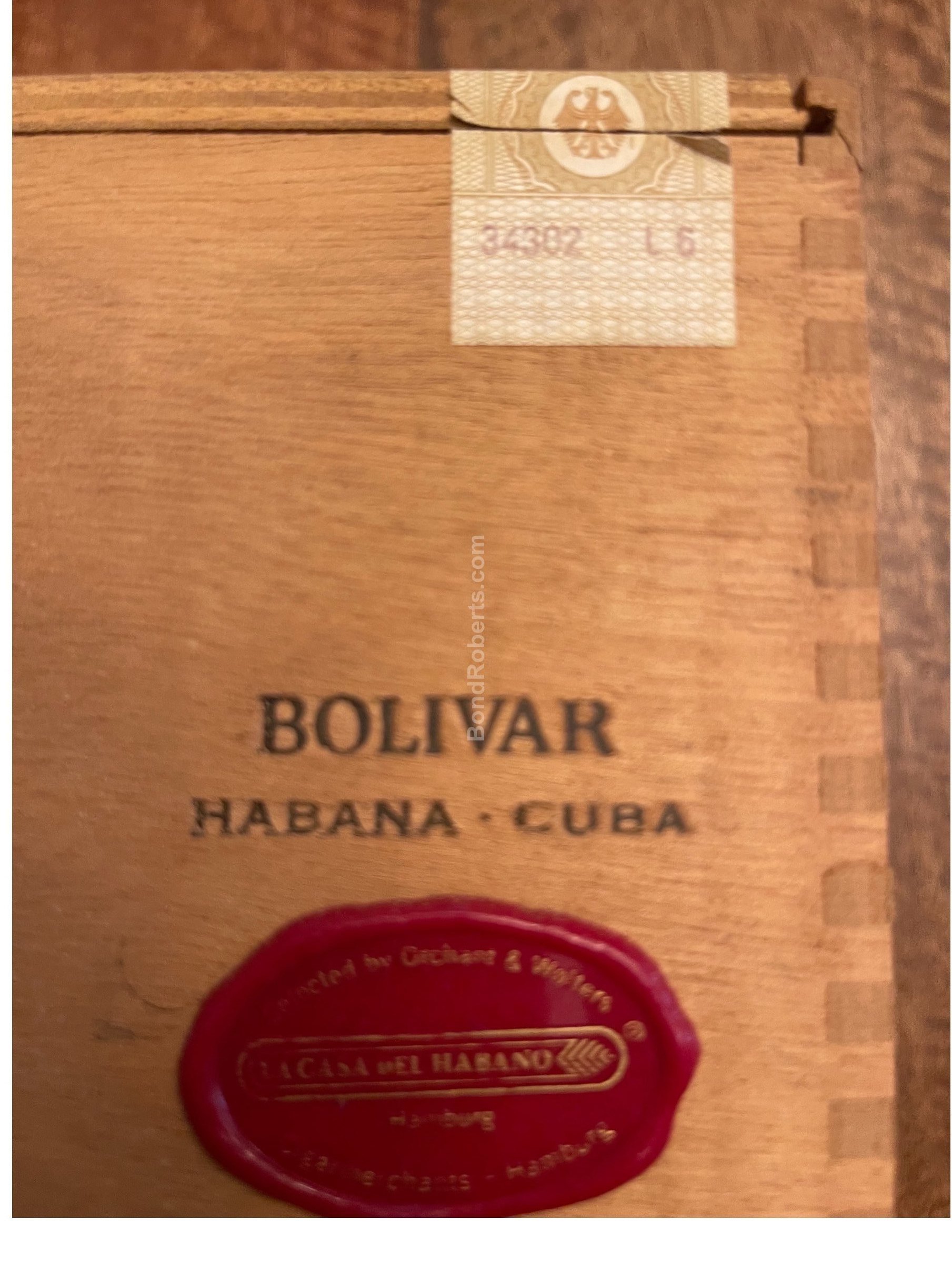 Bolívar Colosales Edición Regional Alemania 2006 Slide Lid Box of 50 ...