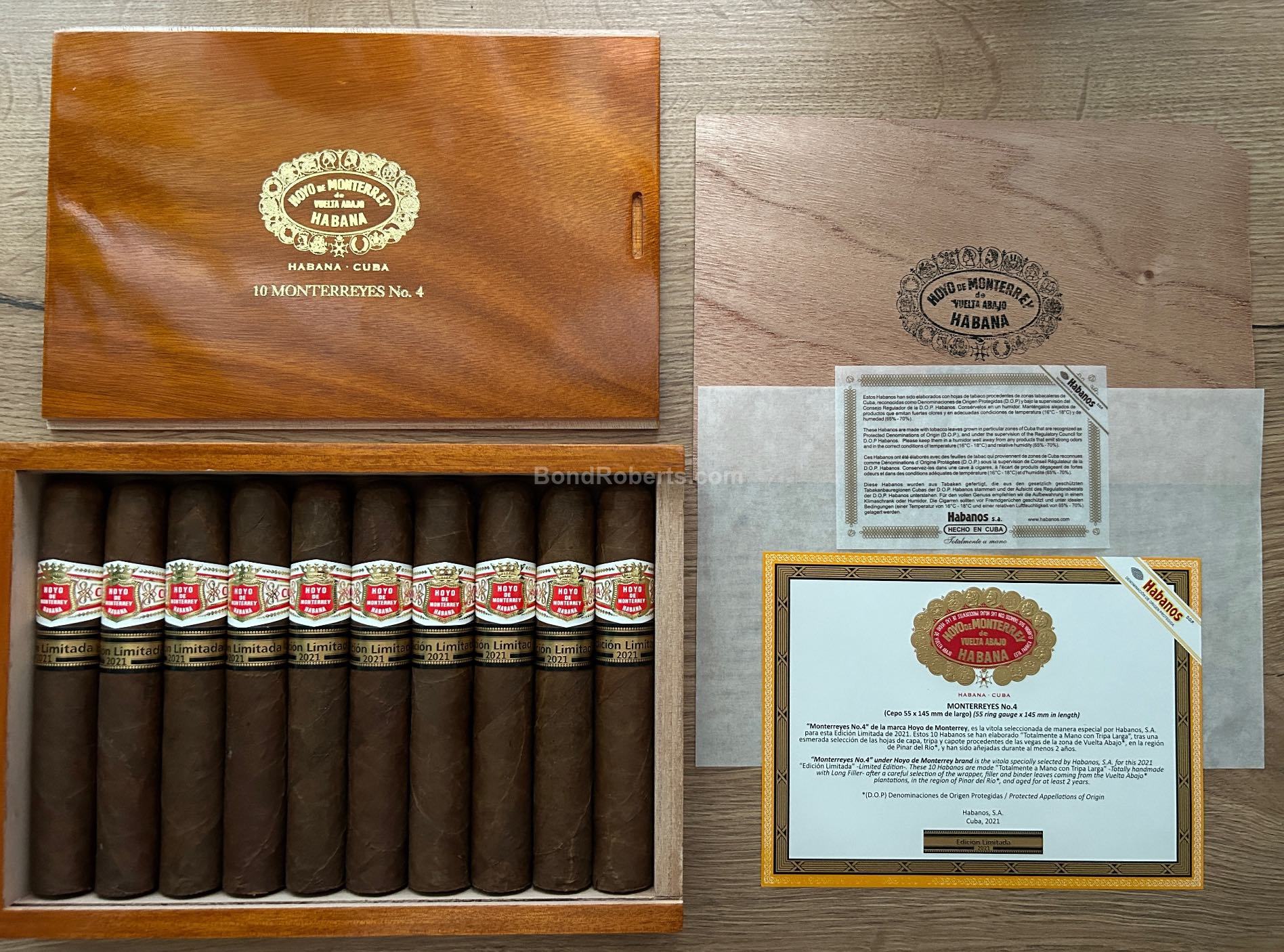 Hoyo de Monterrey Monterreyes No.4 Edición Limitada 2023 Varnished ...