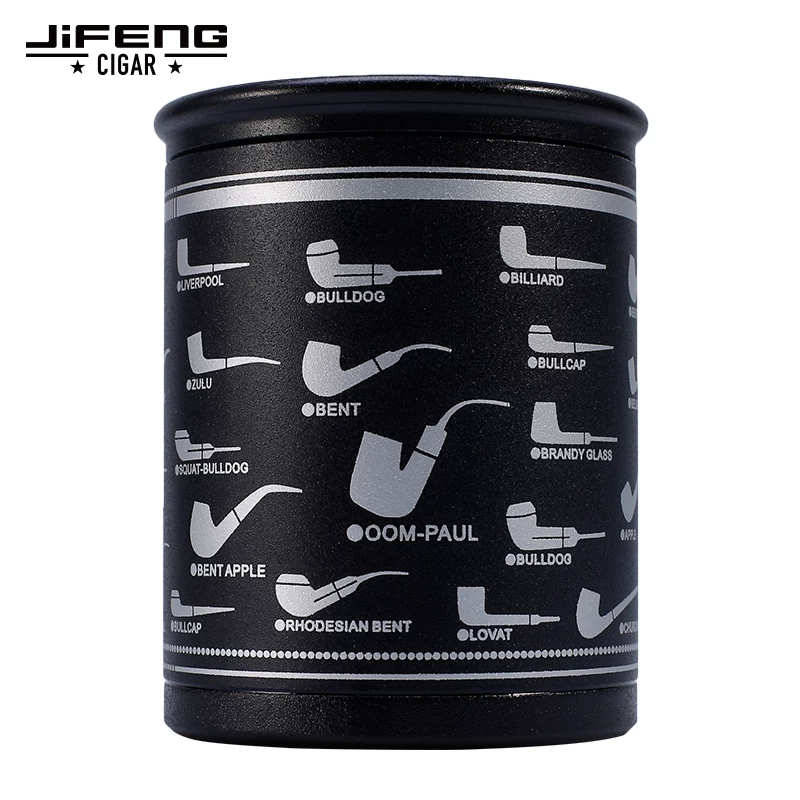 风烟斗用品烟丝罐密封保湿 烟草罐带湿度烟盒存储罐 JIFENG季 - ZIPPO/瑞士****/眼镜 - 痕风的起点