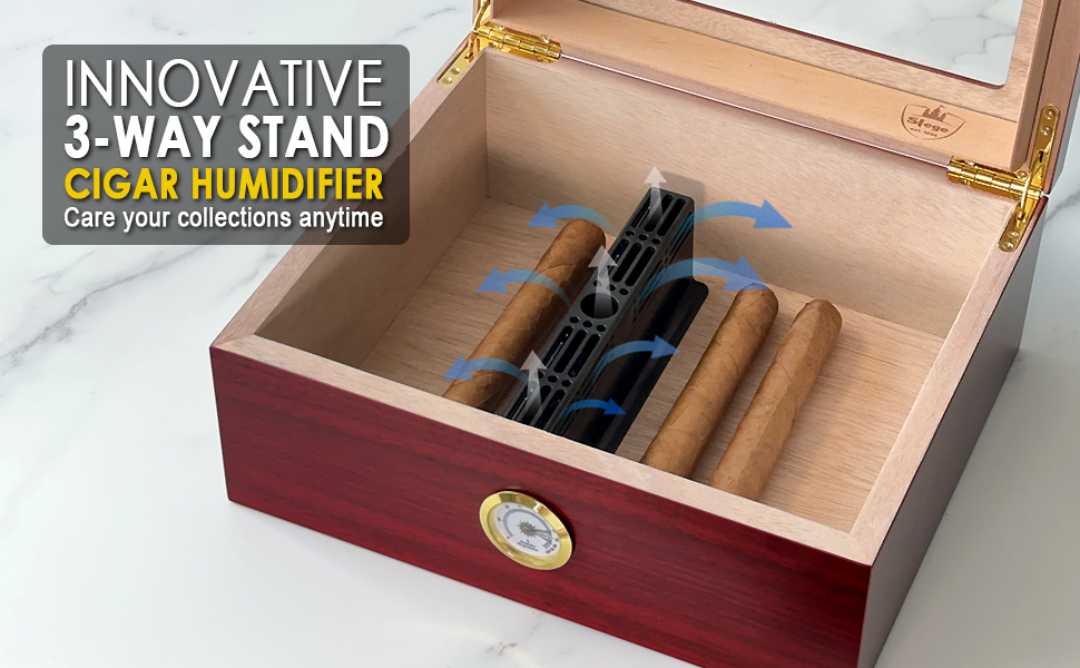 Amazon.com: Cigar Humidifier for Cigar Humidor,SLEGE Humidor Humidifier ...
