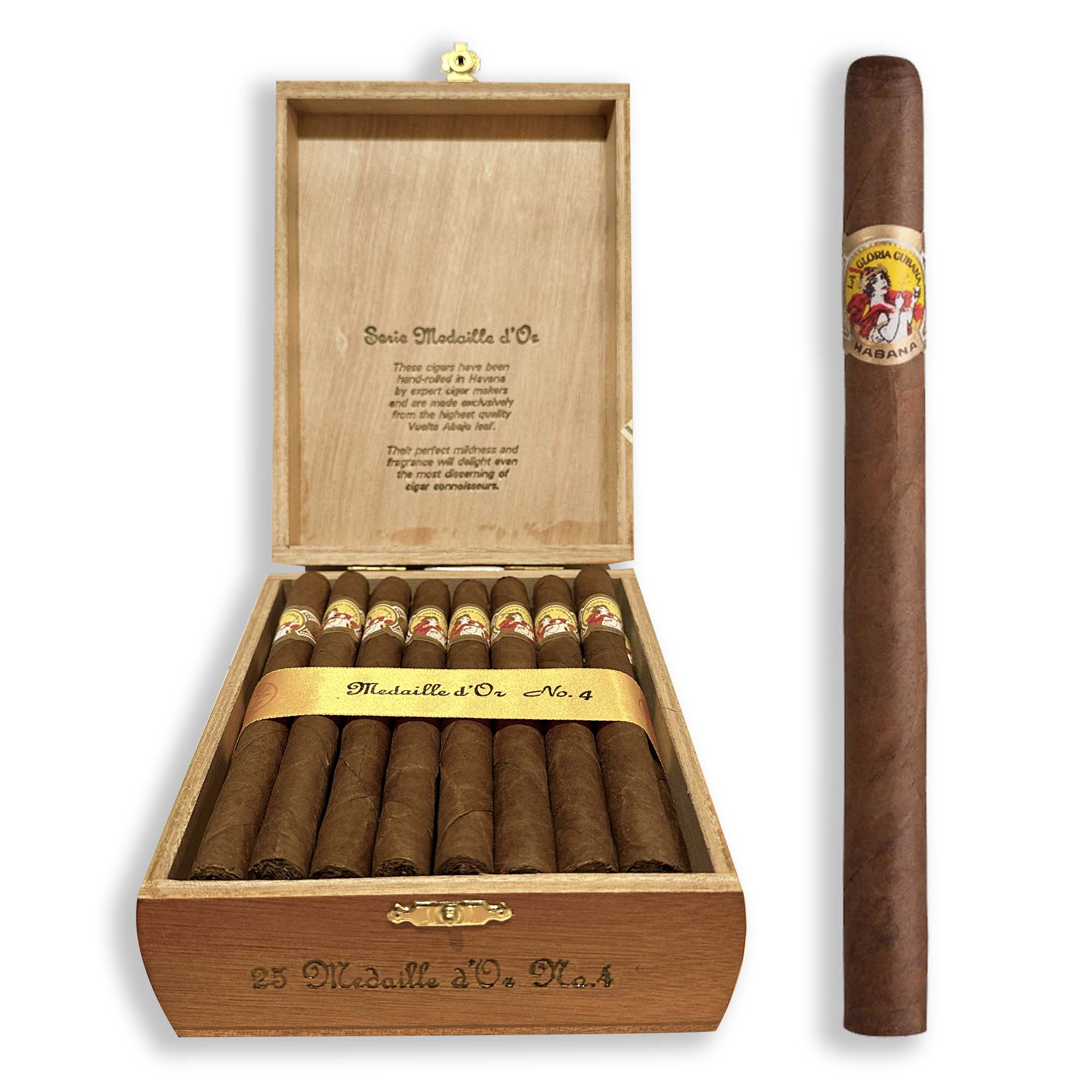 La Gloria Cubana Medaille d'Or No.4 / Box of 25 - Cigars Unlimited