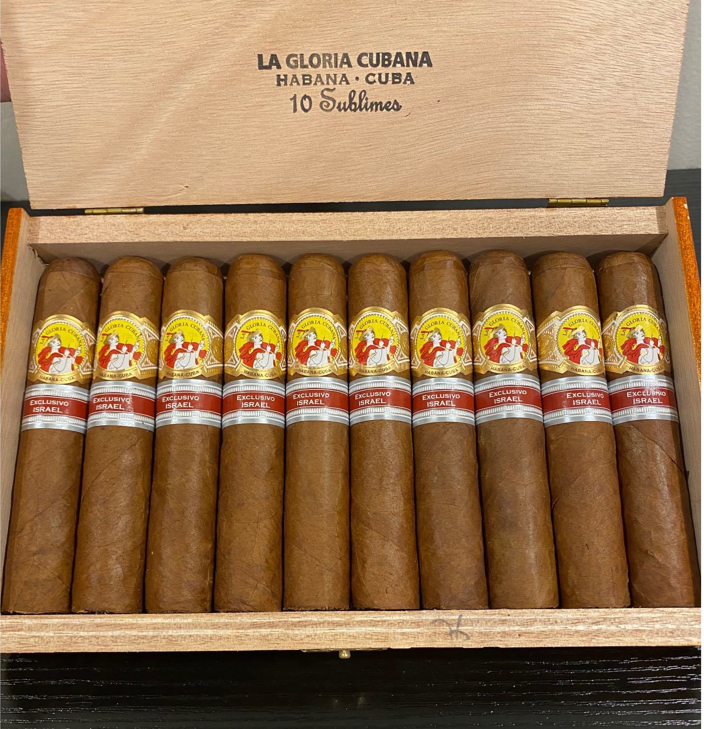 La Gloria Cubana Sublimes Edición Regional Israel 2021 Numbered ...