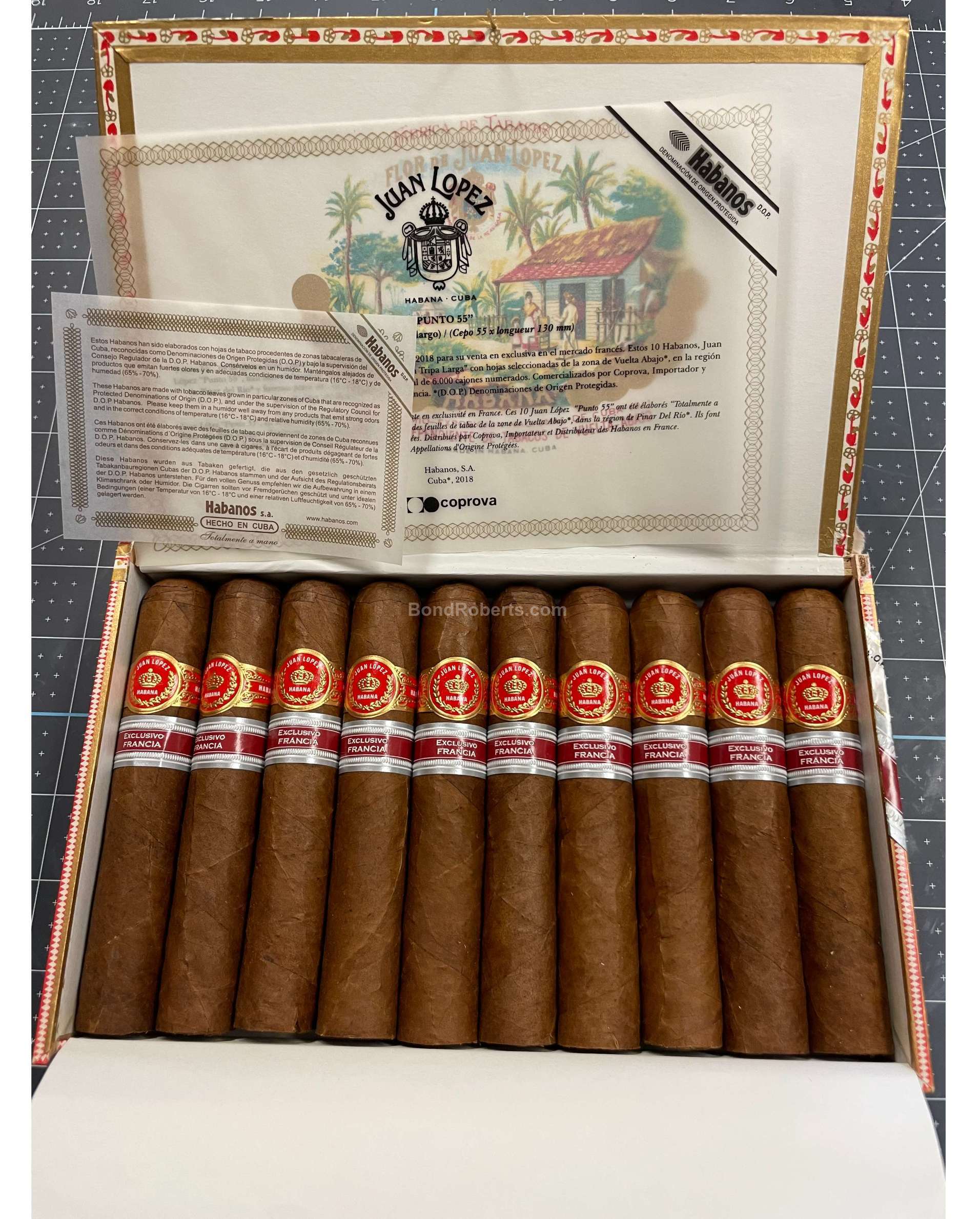 Juan López Punto 55 Edición Regional Francia 2018 Numbered dress box of ...