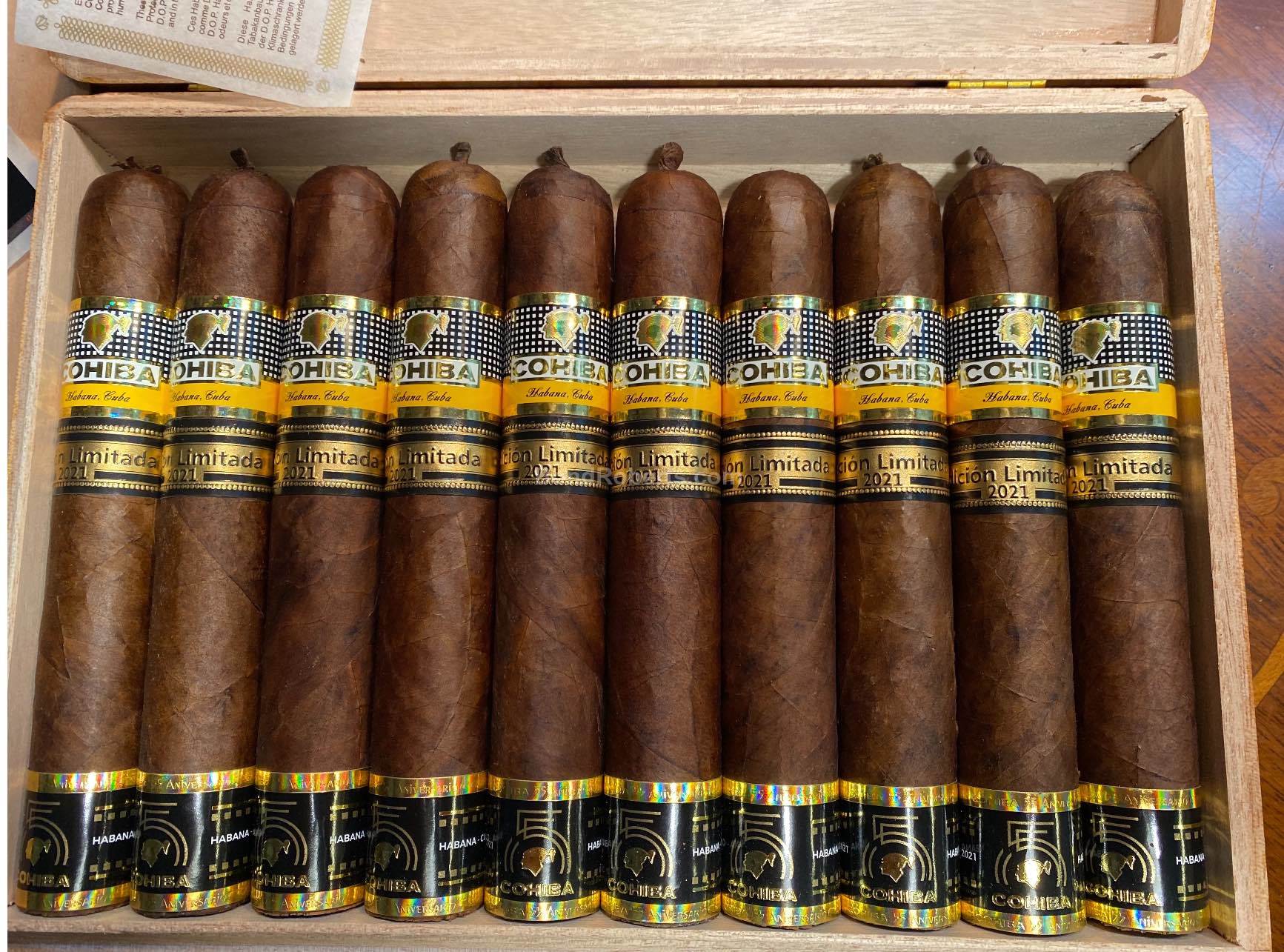 Cohiba 高希霸50周年纪念版2016 雪茄资料