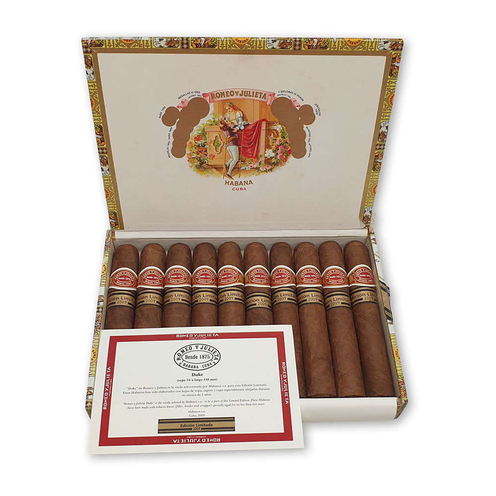 Romeo y Julieta 罗密欧与朱丽叶 公爵 雪茄资料