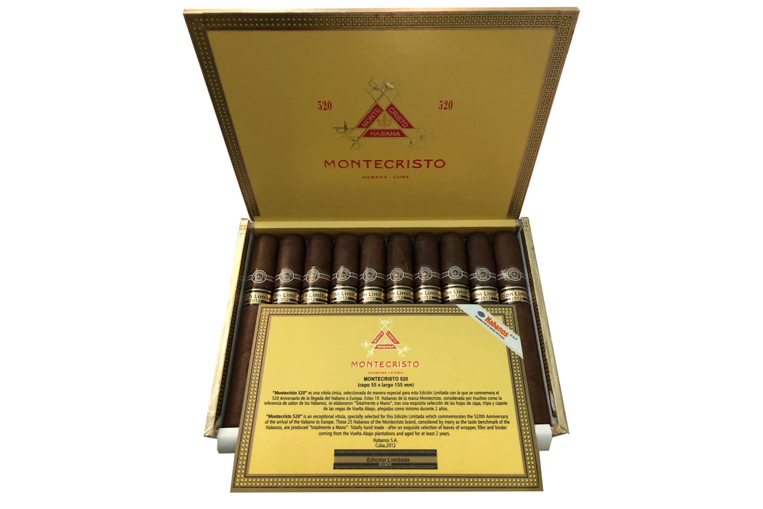 Montecristo 520 Anniversario - The Best Cuban Cigars