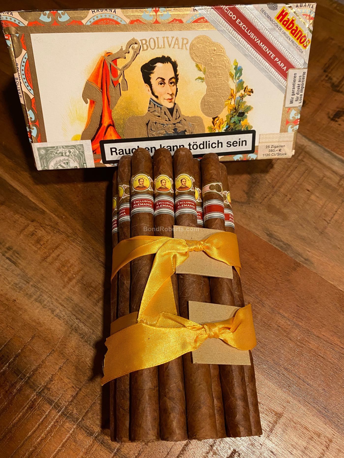 Bolívar Especiales No.2 Edición Regional Alemania 2009 Dress Box of 25 ...