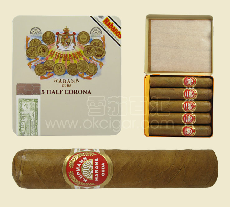 乌普曼半皇冠5支铁盒装雪茄 H.UPMANN HALF CORONA-特惠产品-雪茄百汇