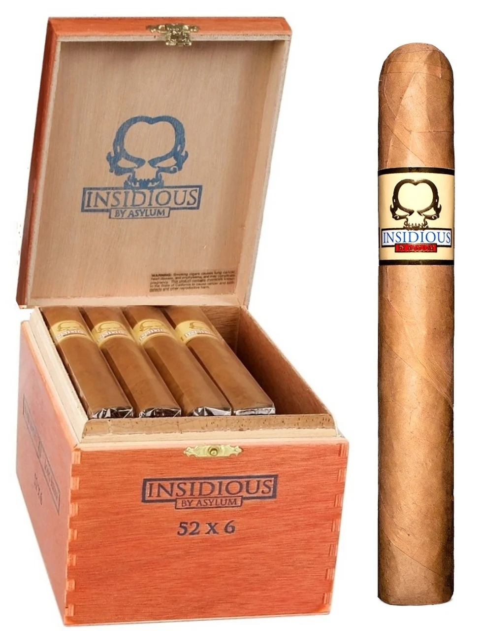 Asylum Insidious 64 x 7 - Pyramid Cigars