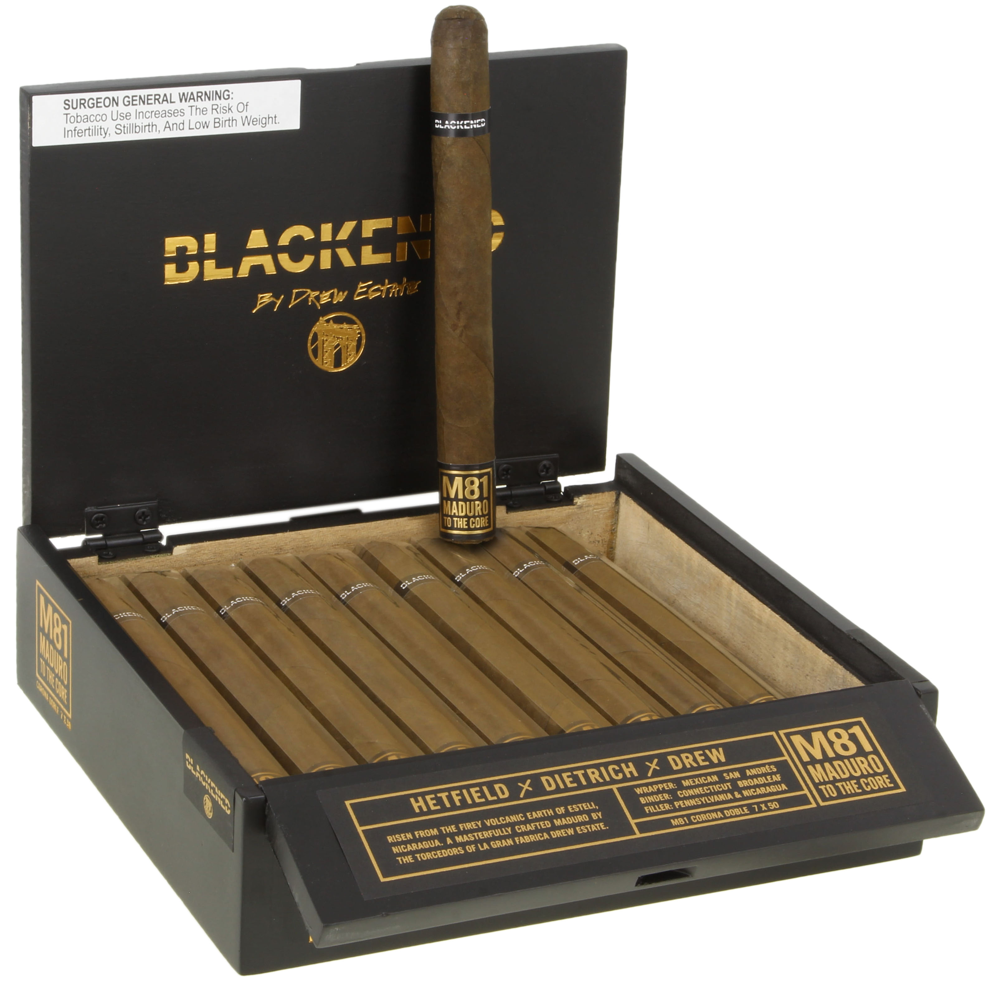 Blackened M81 Corona Doble