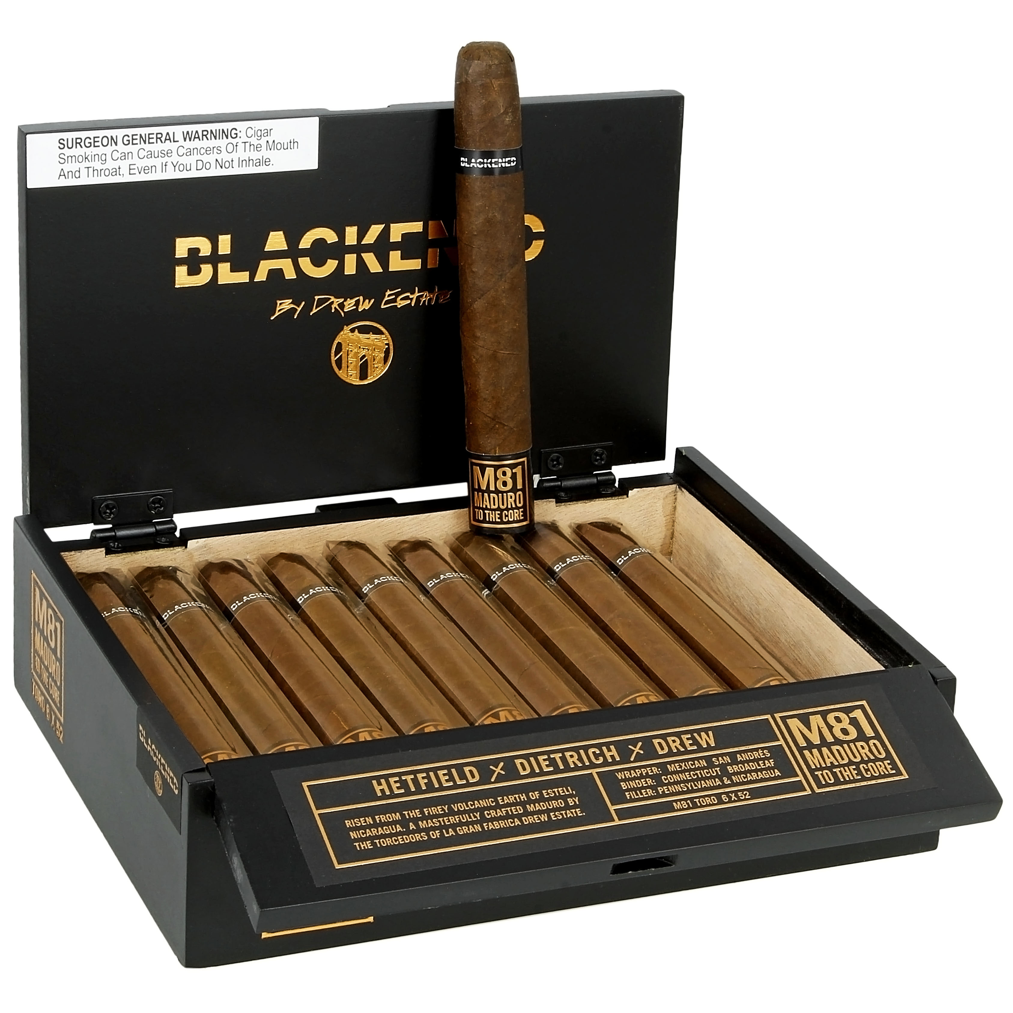 Blackened 黑化 M81 公牛 雪茄资料
