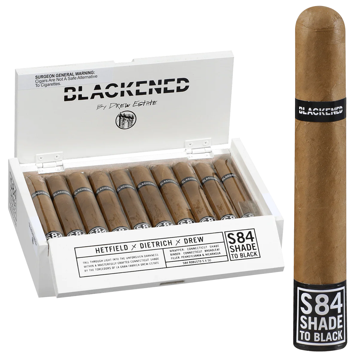 Blackened S84 Shade to Black Robusto