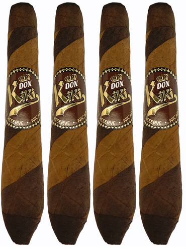 Don Kiki Brown Label Figurado Barber Pole Cigars - CIGARS CRAFTERS