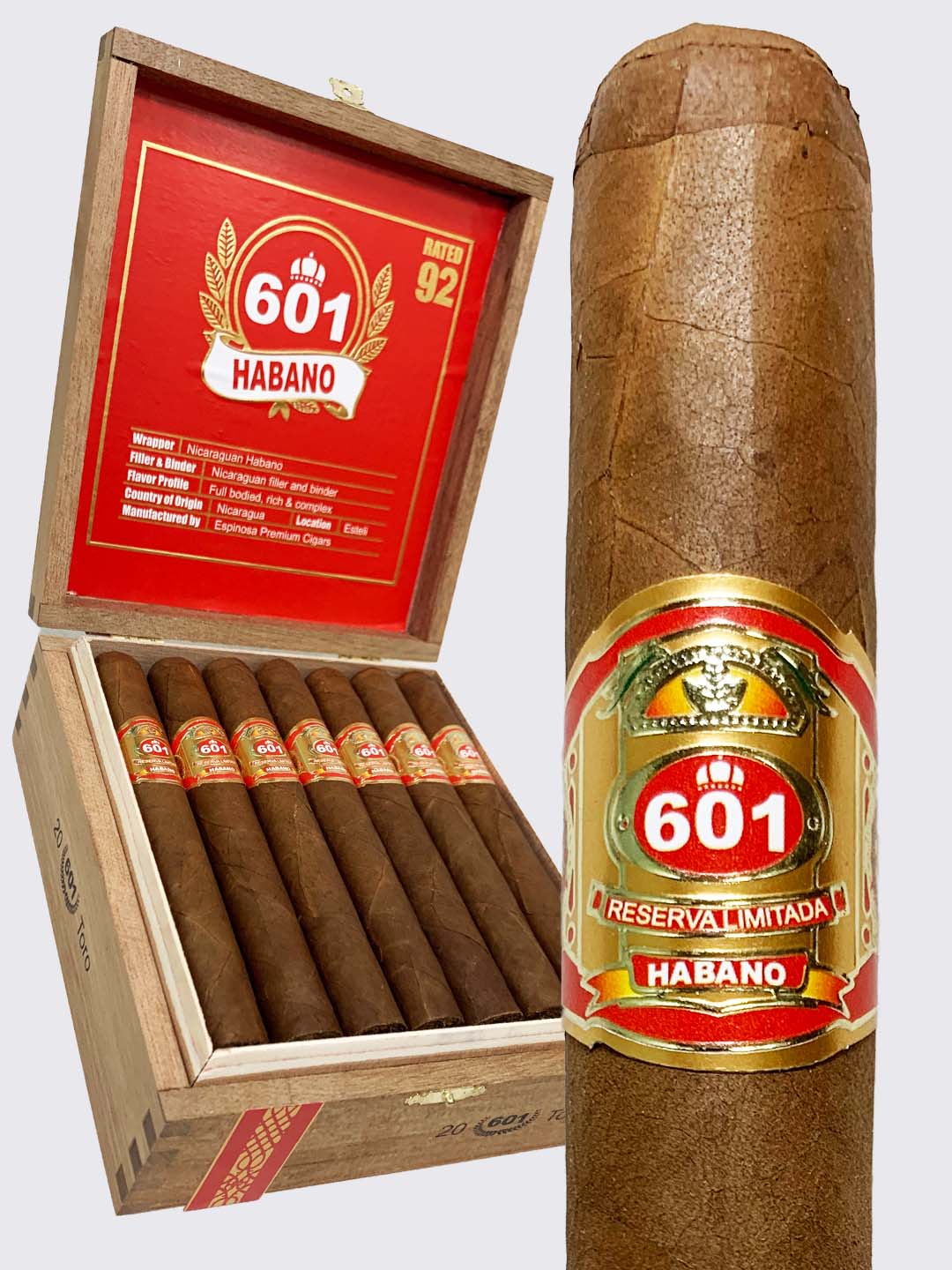 601 Red Label Habano Toro - The Cigar Vault Oakdale