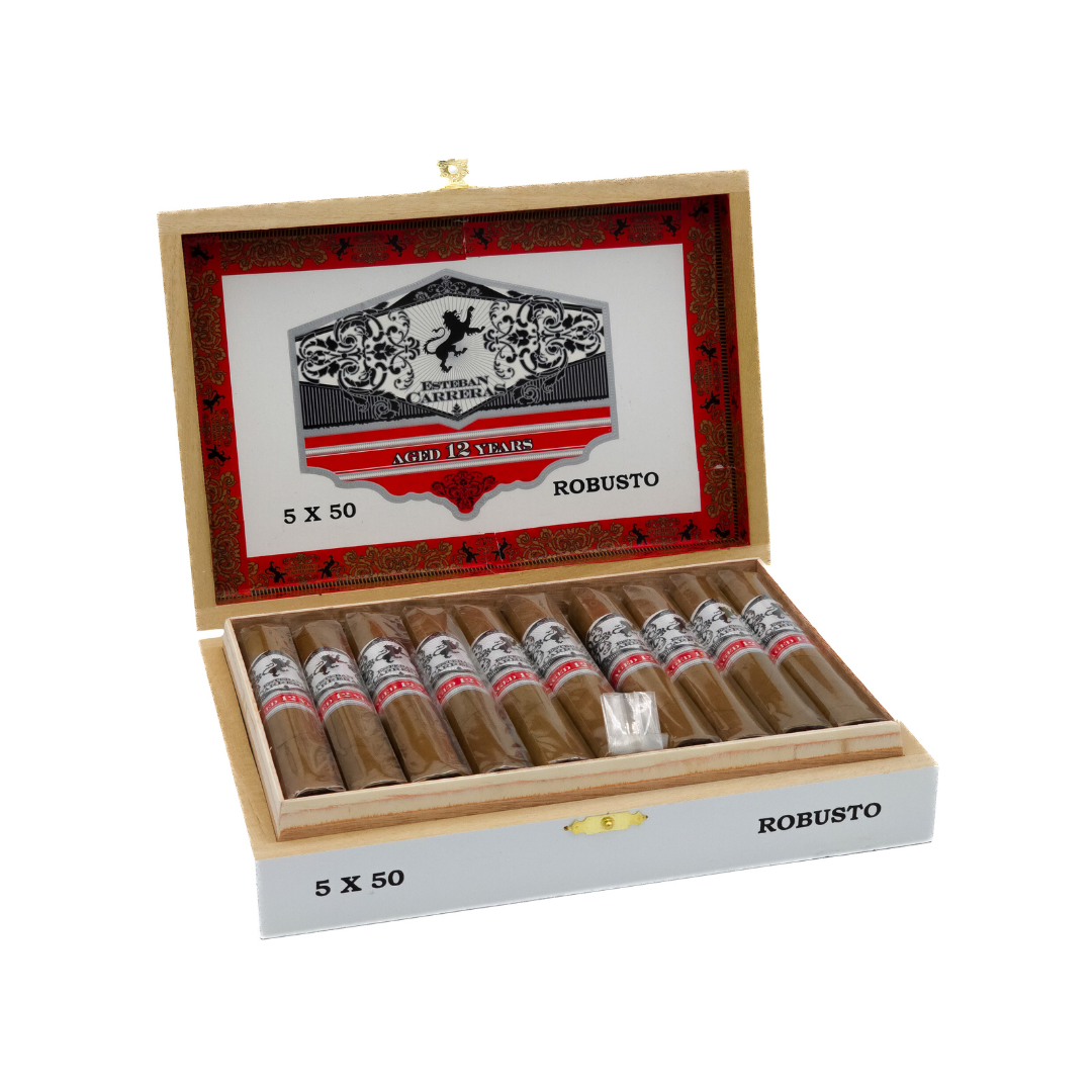 Esteban Carreras Connecticut White Label 12 Year Aged Robusto - Cigar Chief