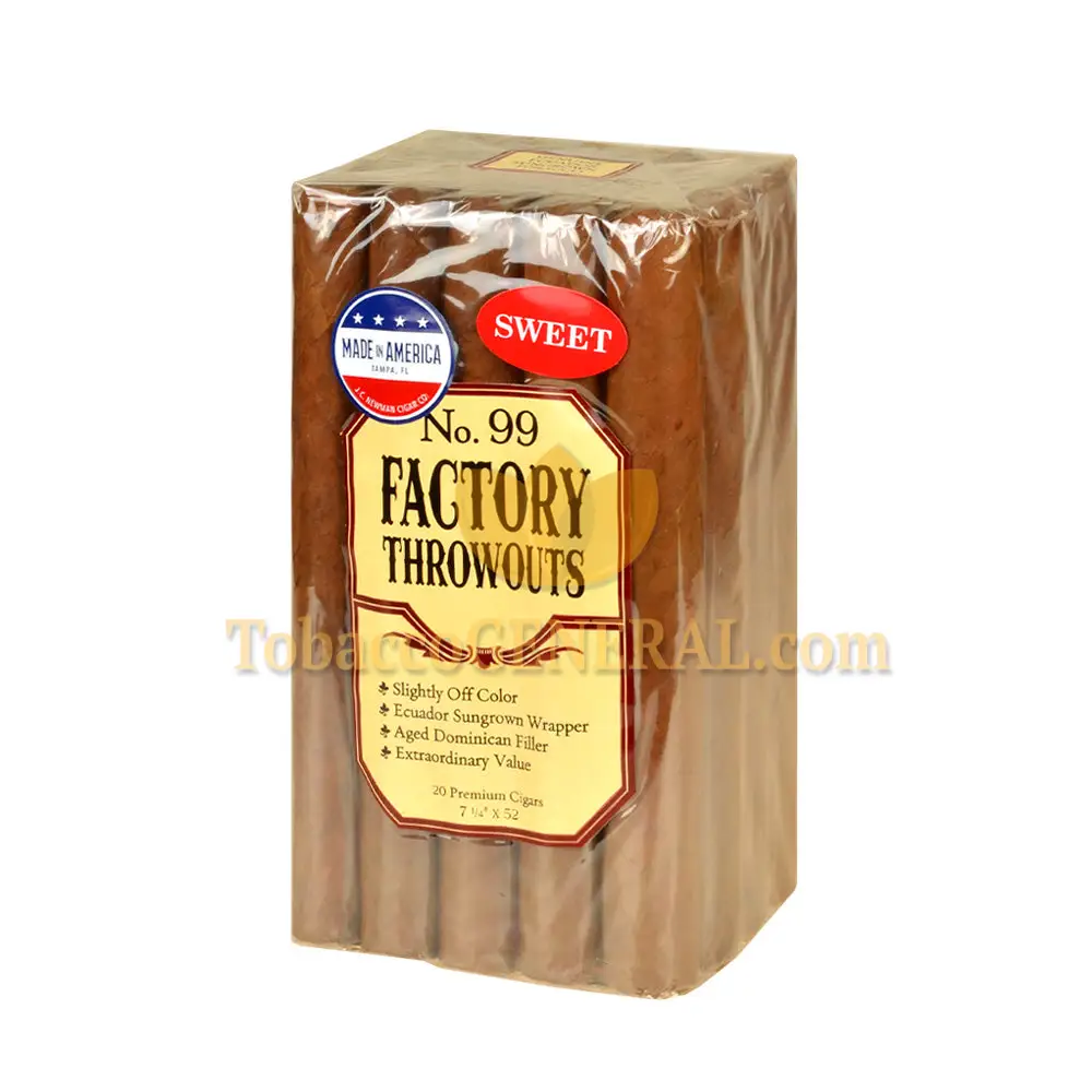 Factory Throwouts No. 99 Sweet Cigars Bundle of 20 - Tobacco General