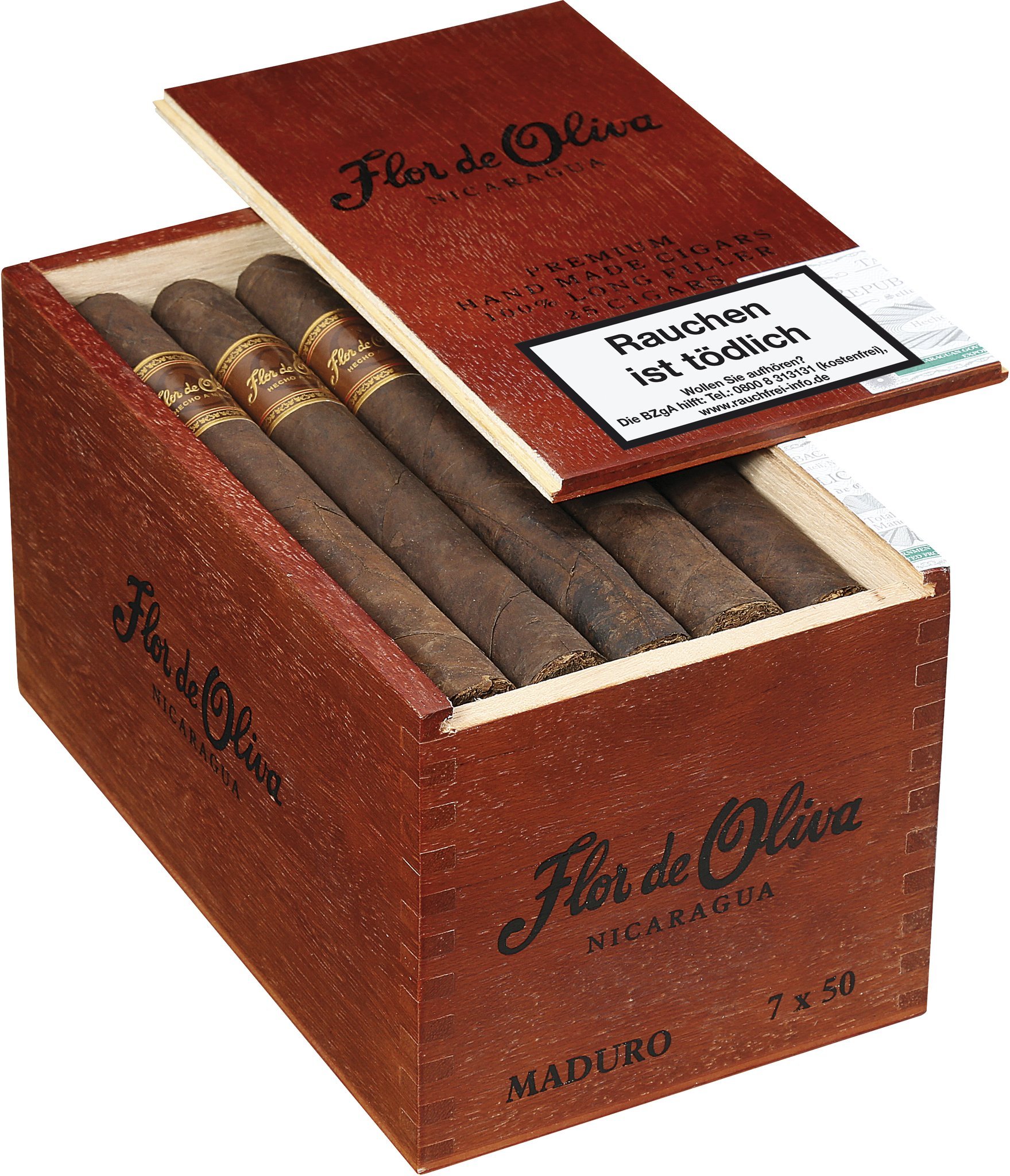 Oliva Flor de Oliva MADURO Churchill (7 x 50) | Cigarworld.de Zigarren ...