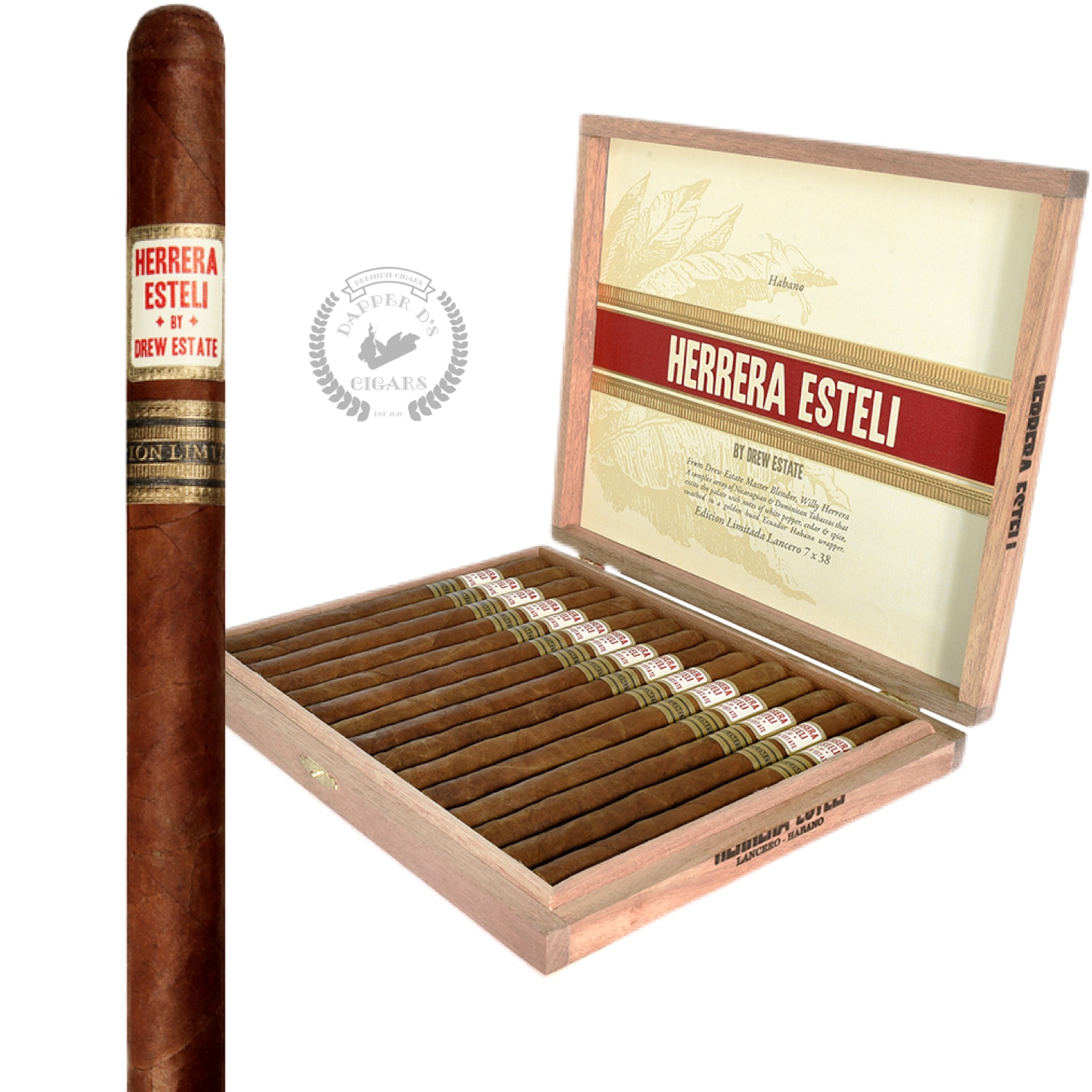 Herrera Estelí 埃斯特利庄园哈瓦那长矛 (7 x 38) 雪茄资料