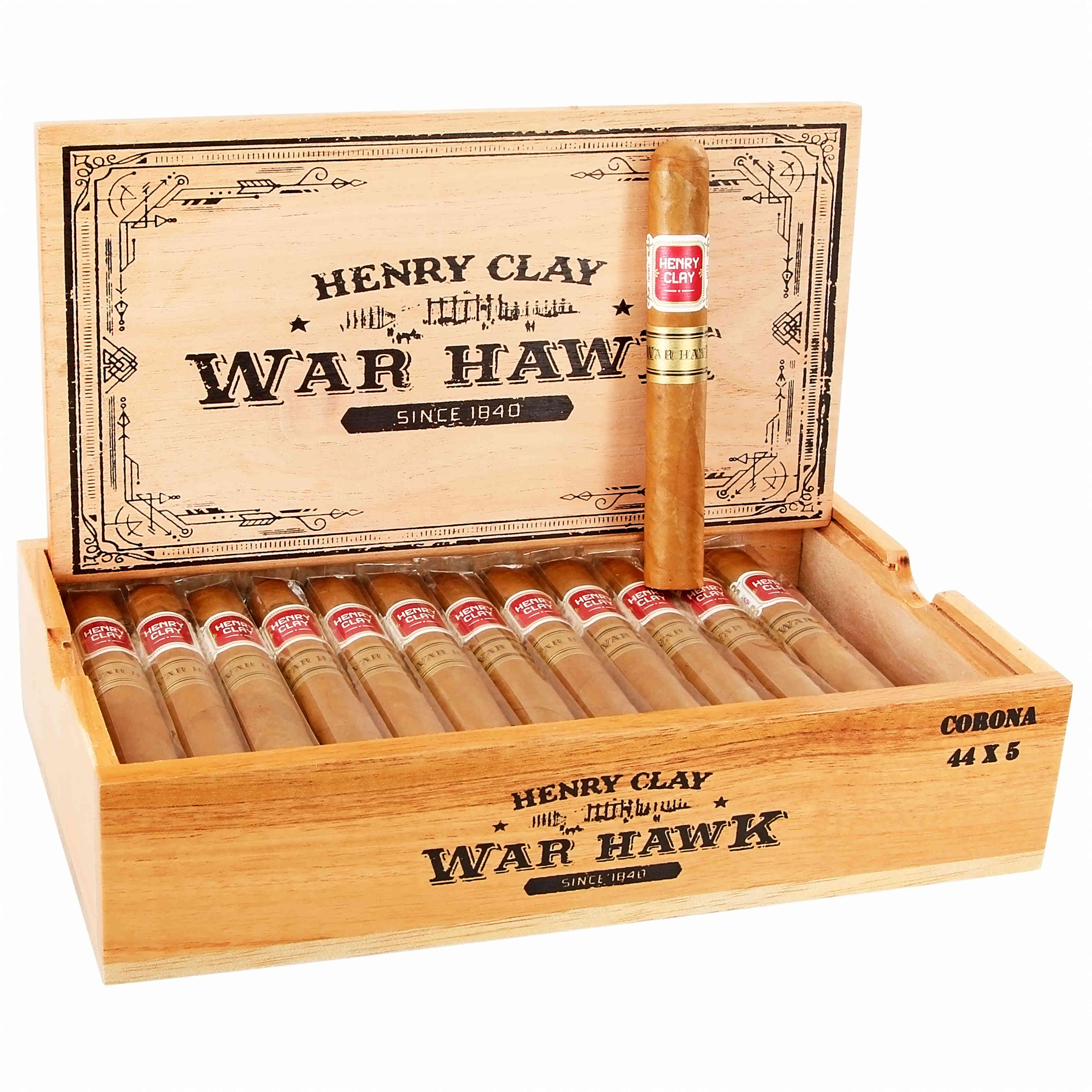 Henry Clay War Hawk Corona (44 x 5)