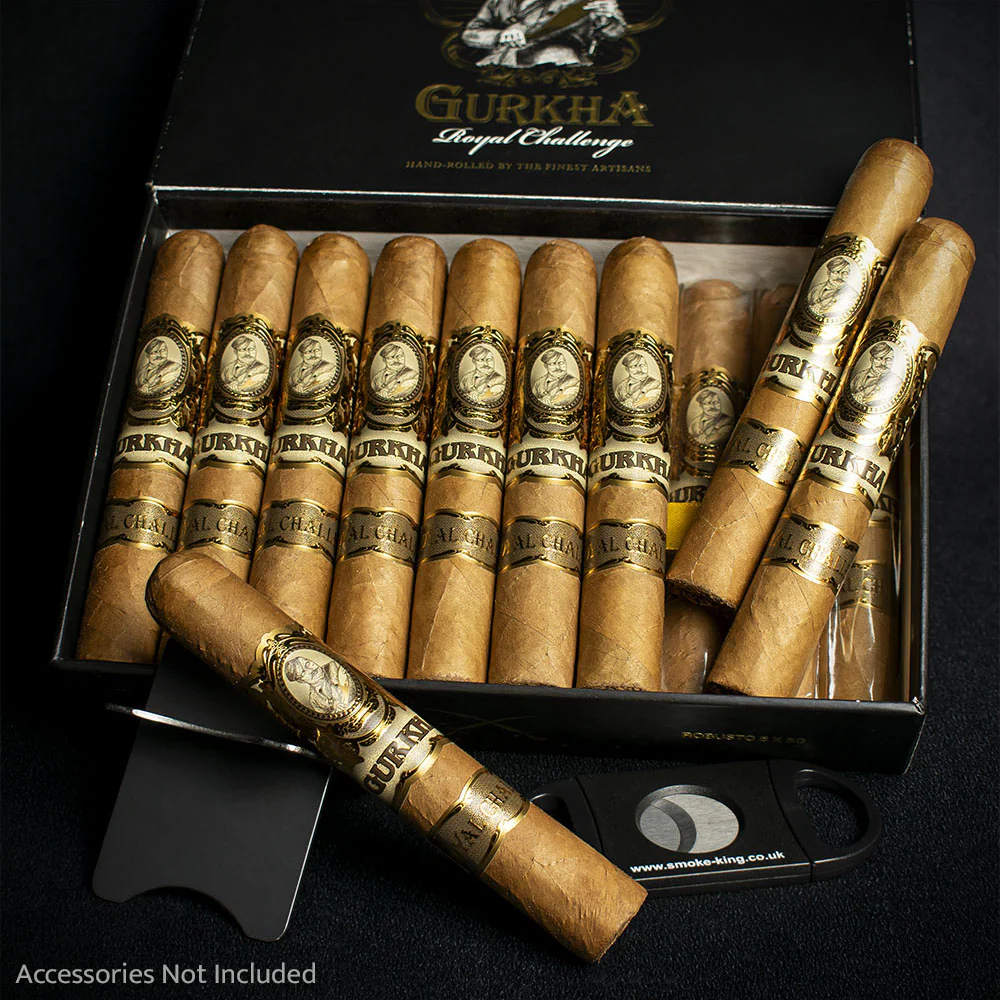 Gurkha Royal Challenge Robusto Cigars - Box of 20
