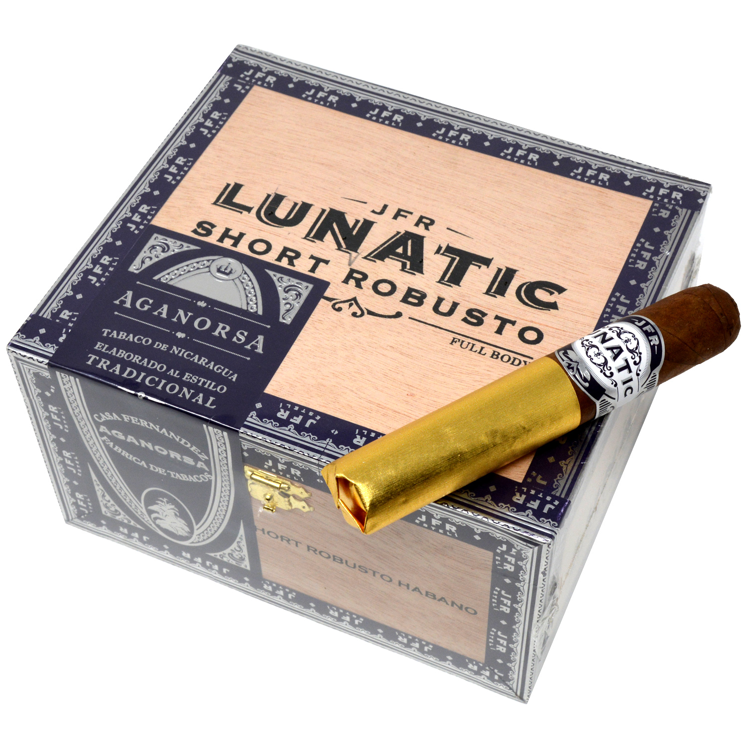 JFR Lunatic Habano Short Robusto Box of 28 Cigars - Leyenda Cubana