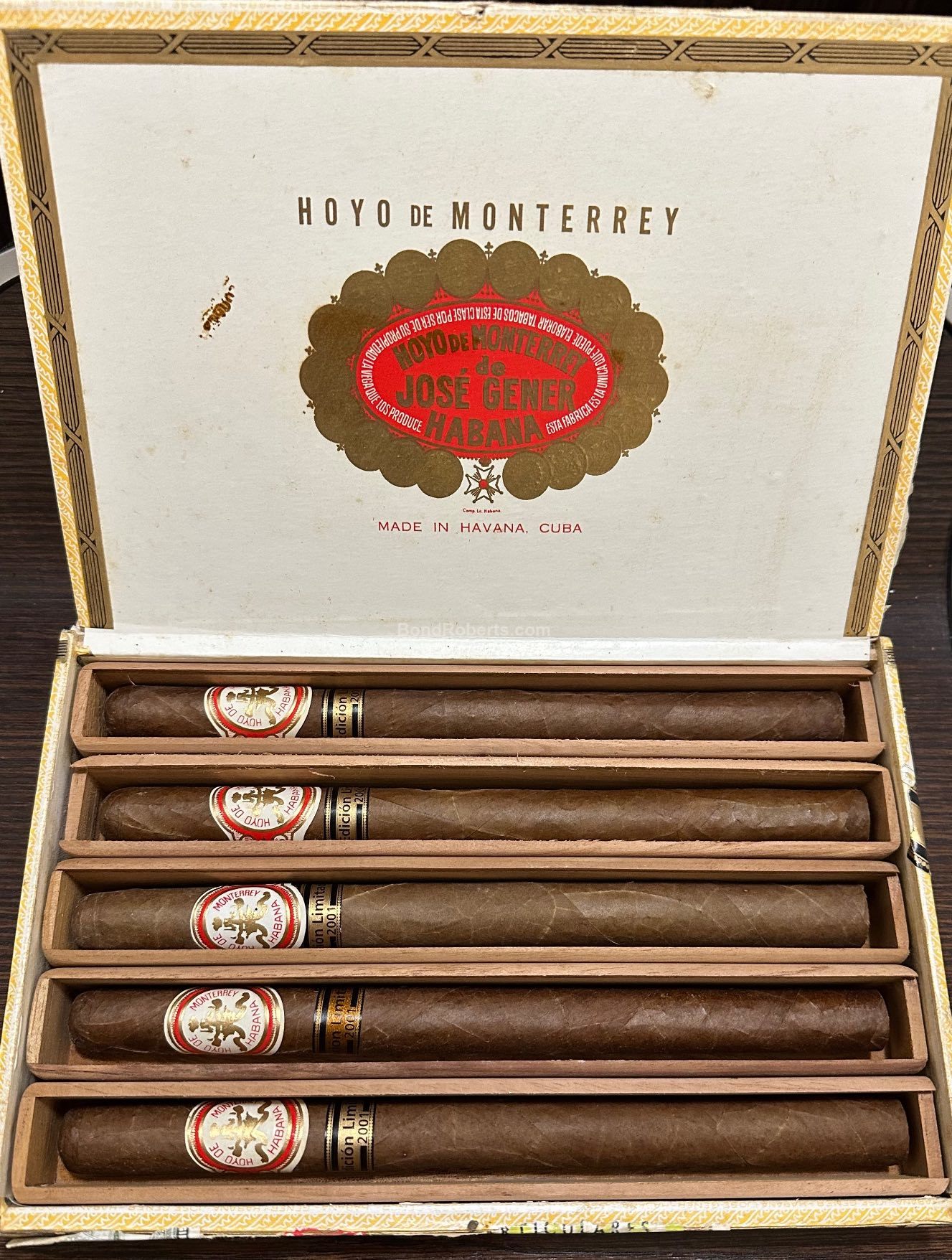 Hoyo de Monterrey 蒙特雷伙伴限量版2001 雪茄资料