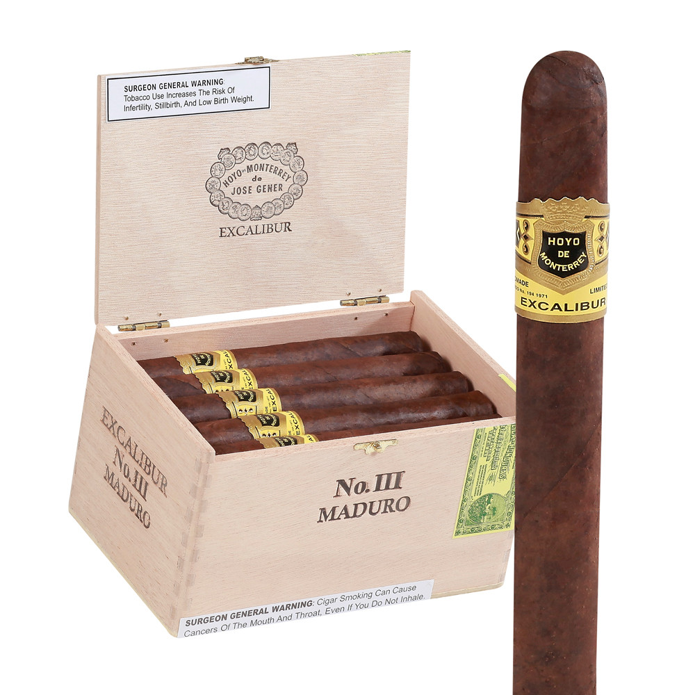 HOYO DE MONTERREY EXCALIBUR NO. III MADURO - Cuban Crafters Cigars