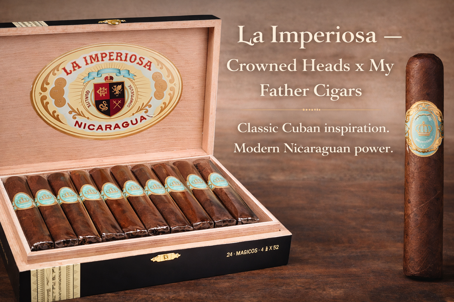La Imperiosa Cigars by Crowned Heads | My Father Collaboration - Cuenca ...