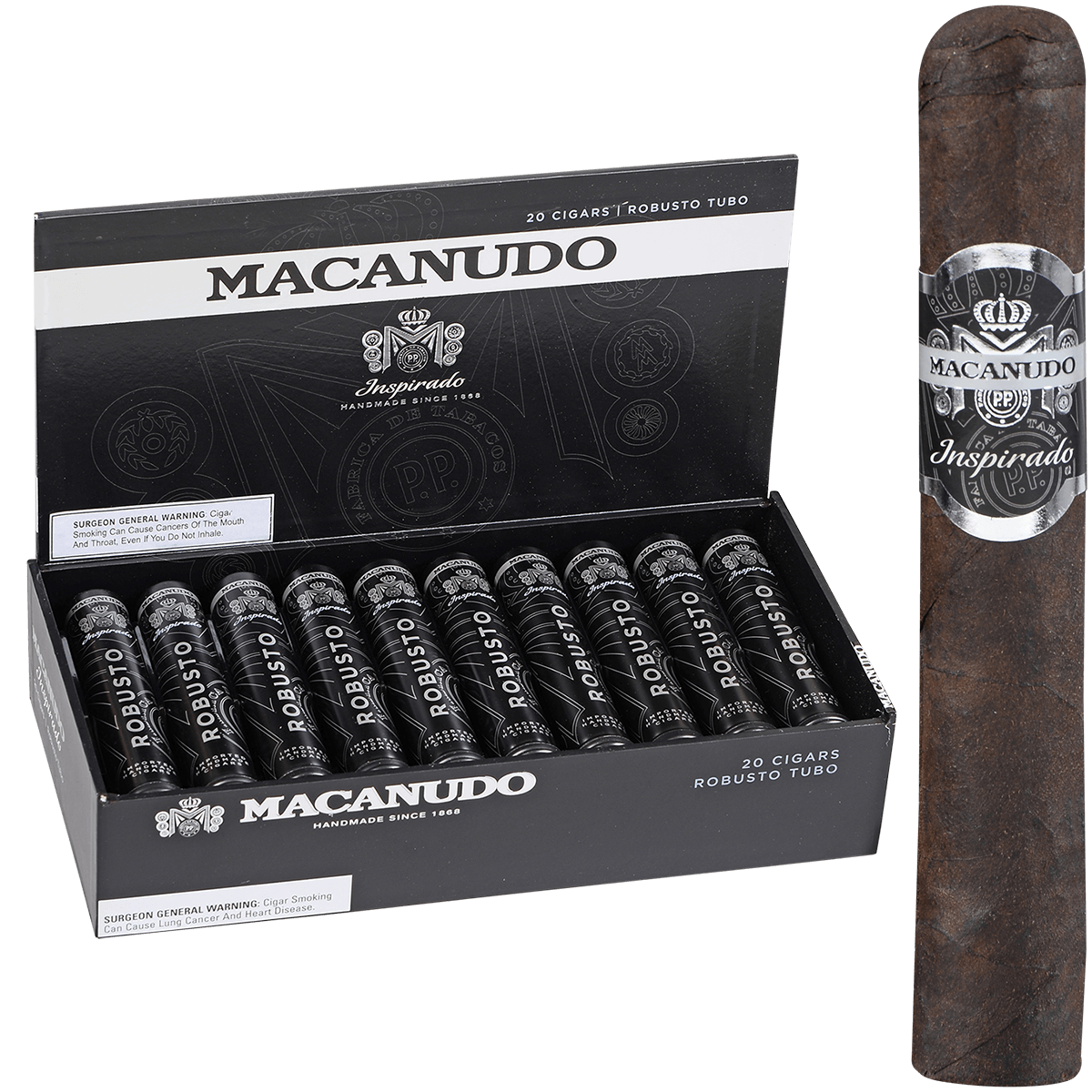Macanudo 马卡努多 灵感 黑色 罗布图 雪茄资料