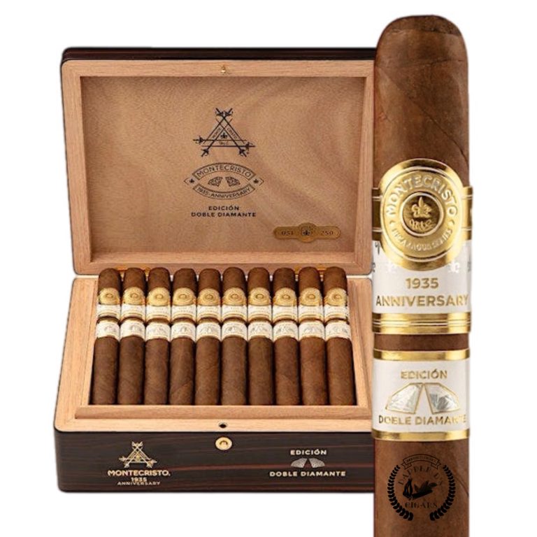 Montecristo 1935 Anniversary Edicion Doble Diamante Toro 6×54 - Dapper ...