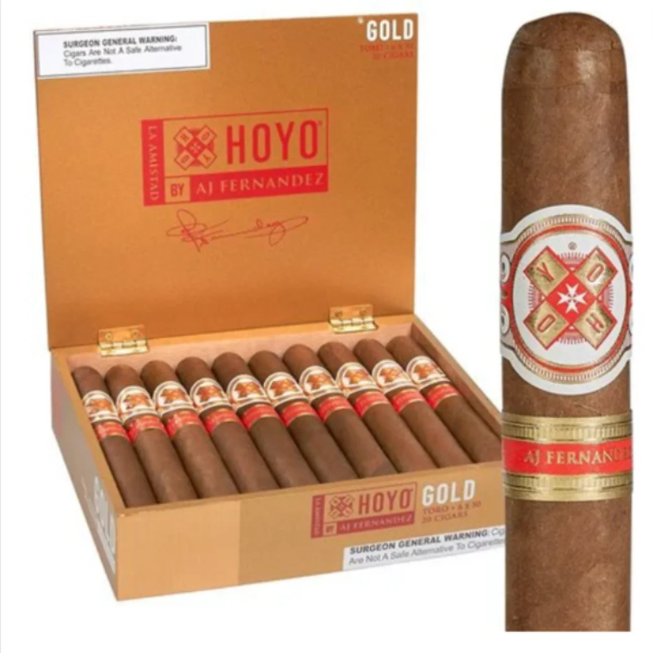 Hoyo La Amistad Gold by AJ Fernandez Robusto Cigar - Single